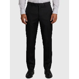 New York double-breasted virgin wool suit
