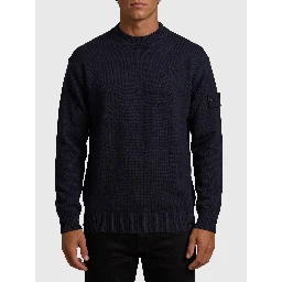 Navy Ghost crewneck sweater