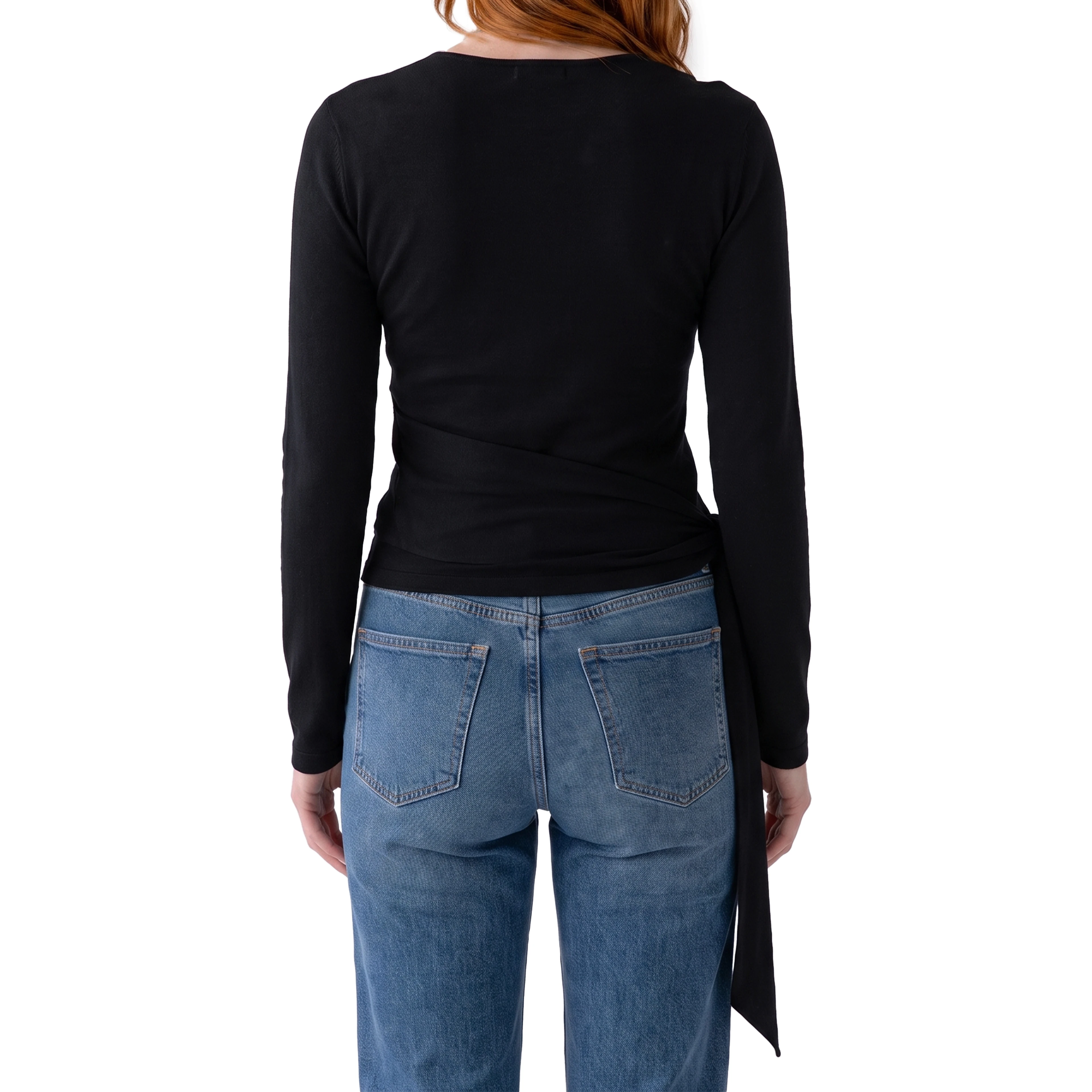 Cut-off top with sash