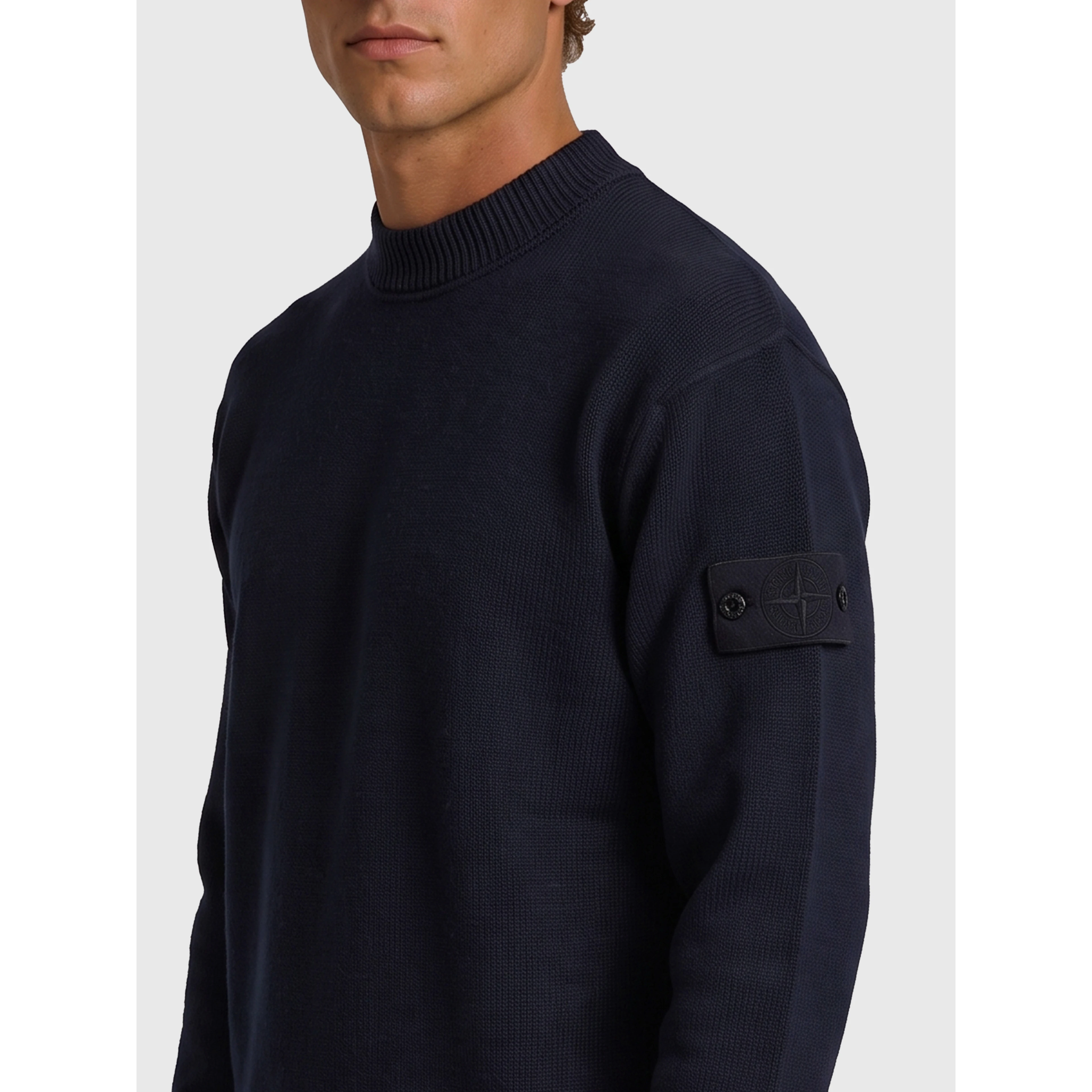 Navy Ghost crewneck sweater