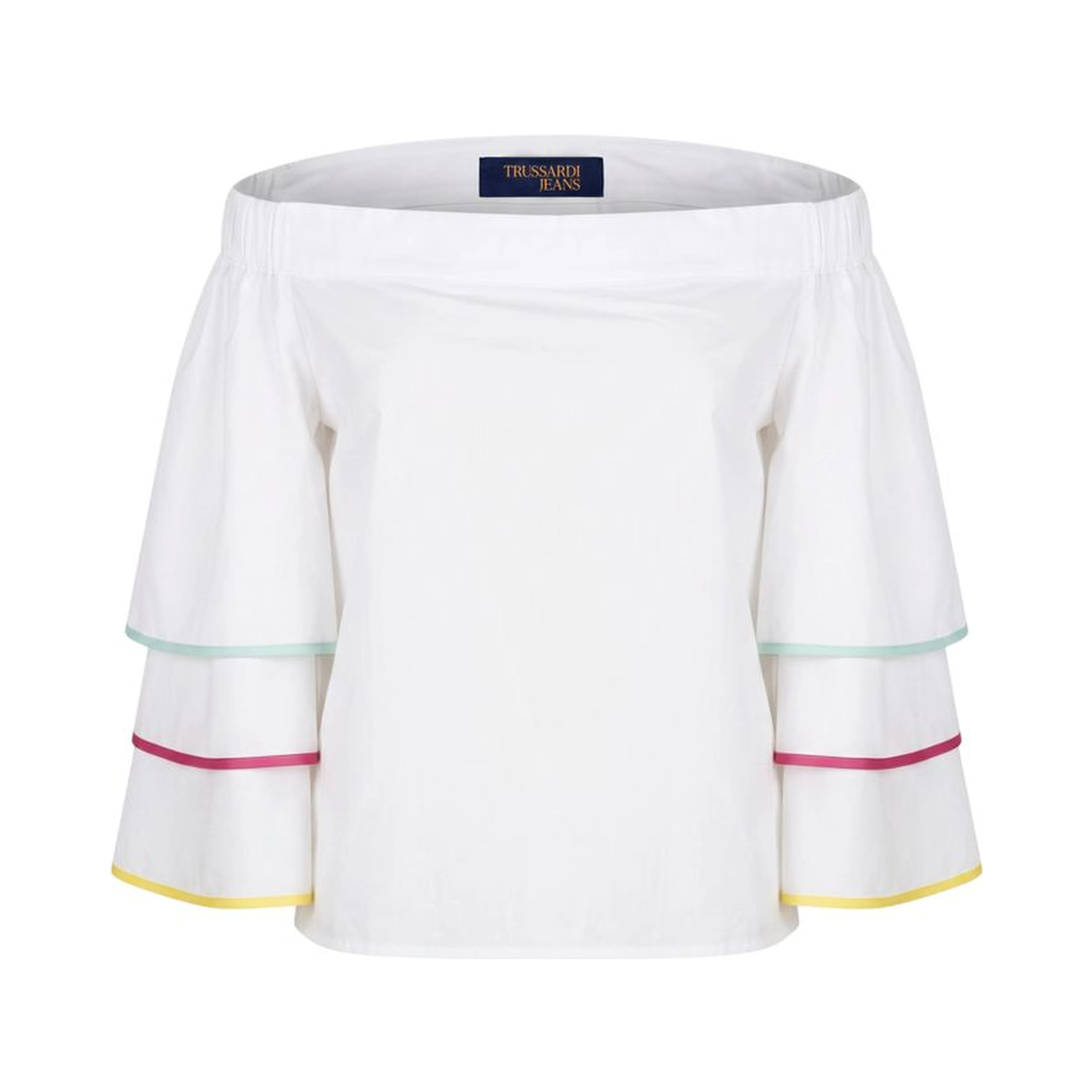 White Cotton Women Shirt