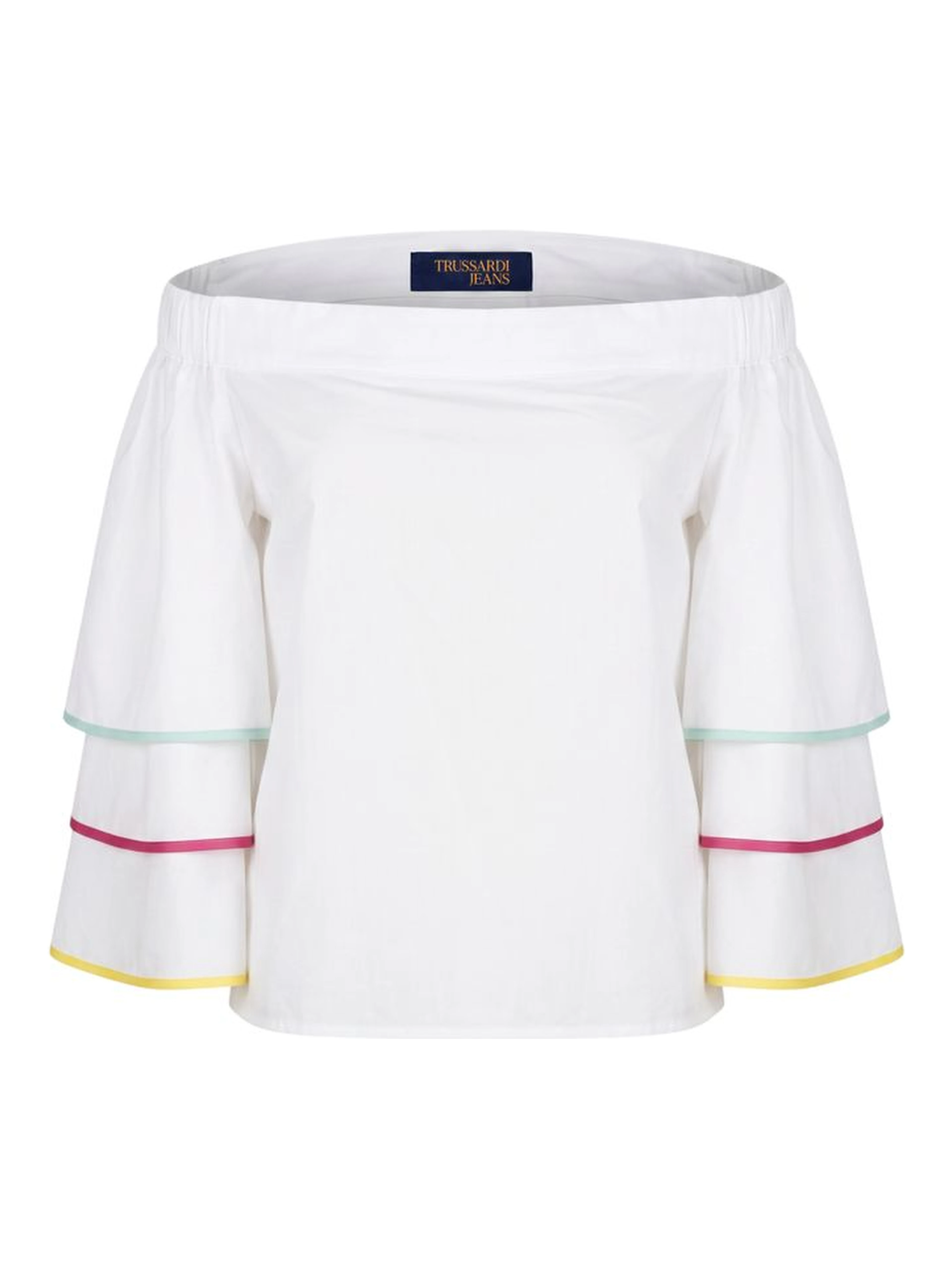 White Cotton Women Shirt