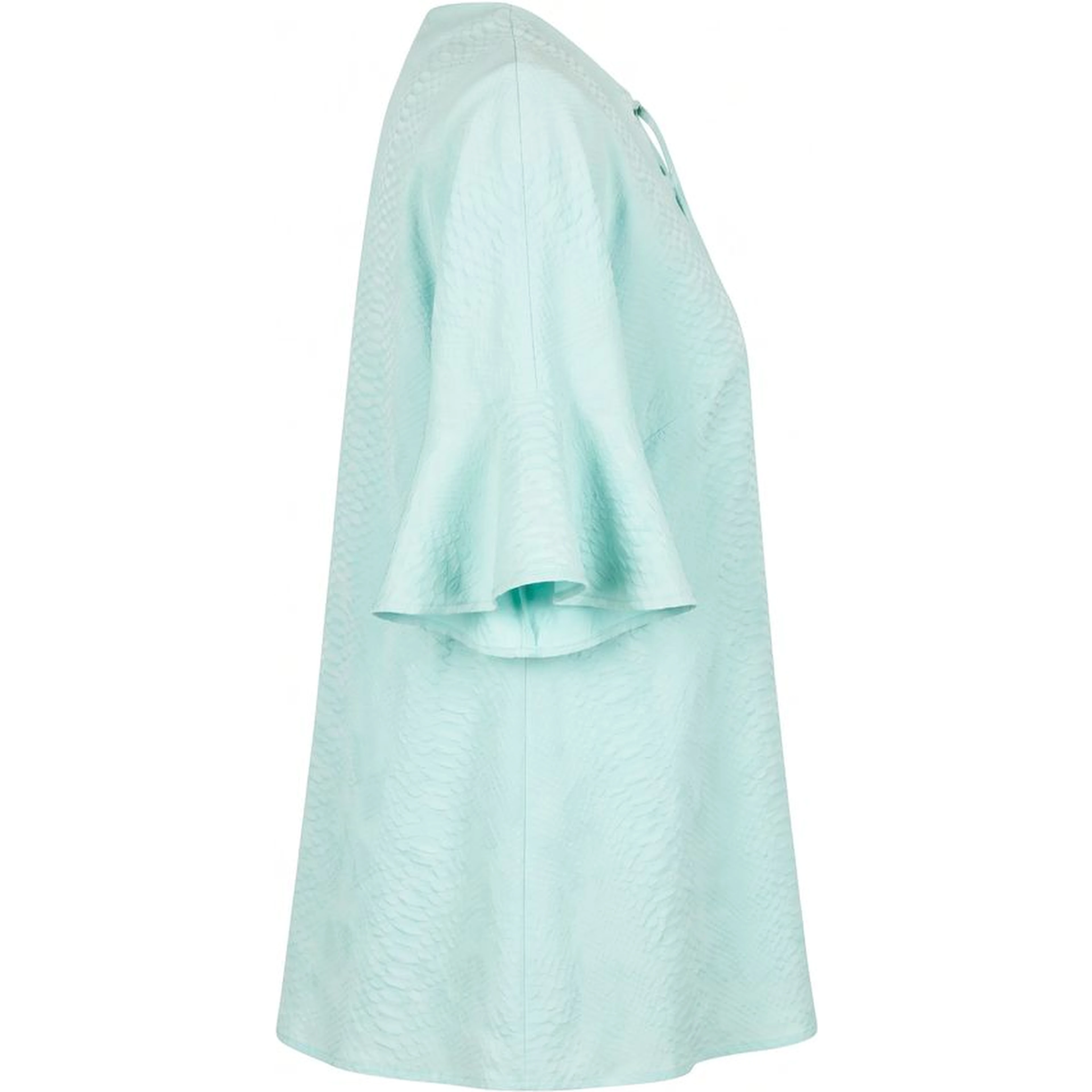 Light Blue Cotton Women Shirt