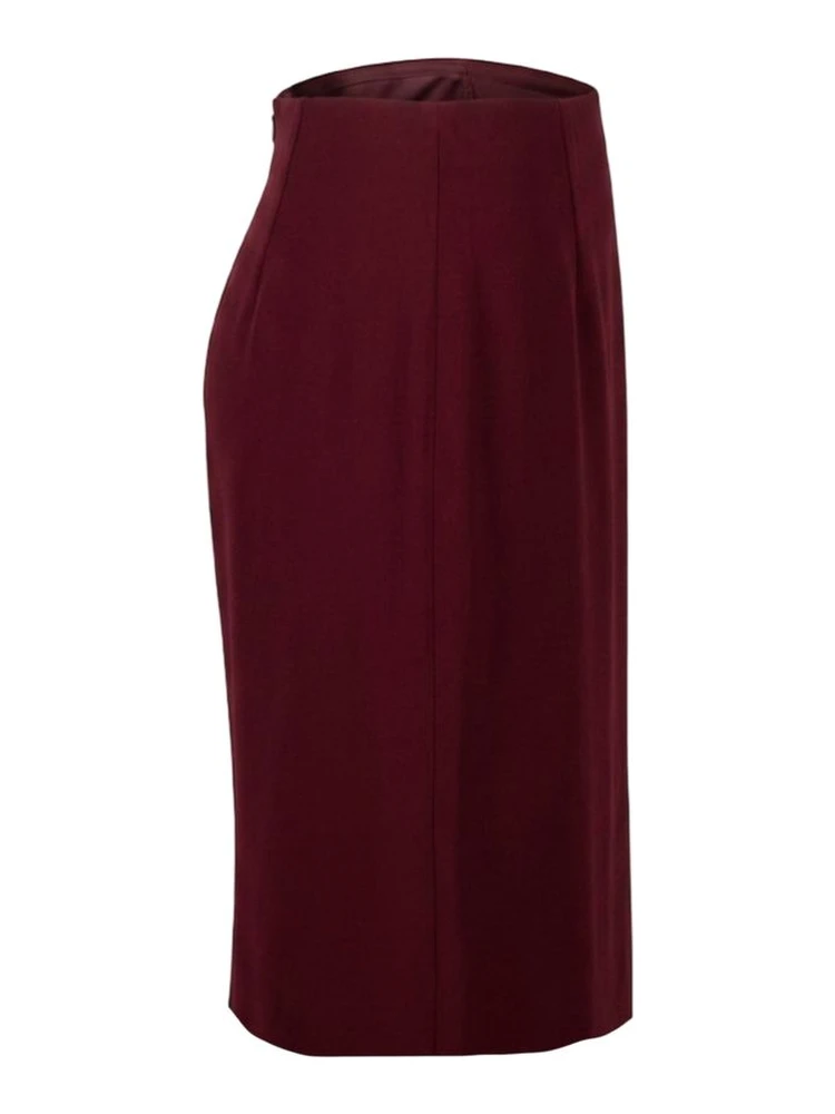 Red Acetate Women Skirt alternative
