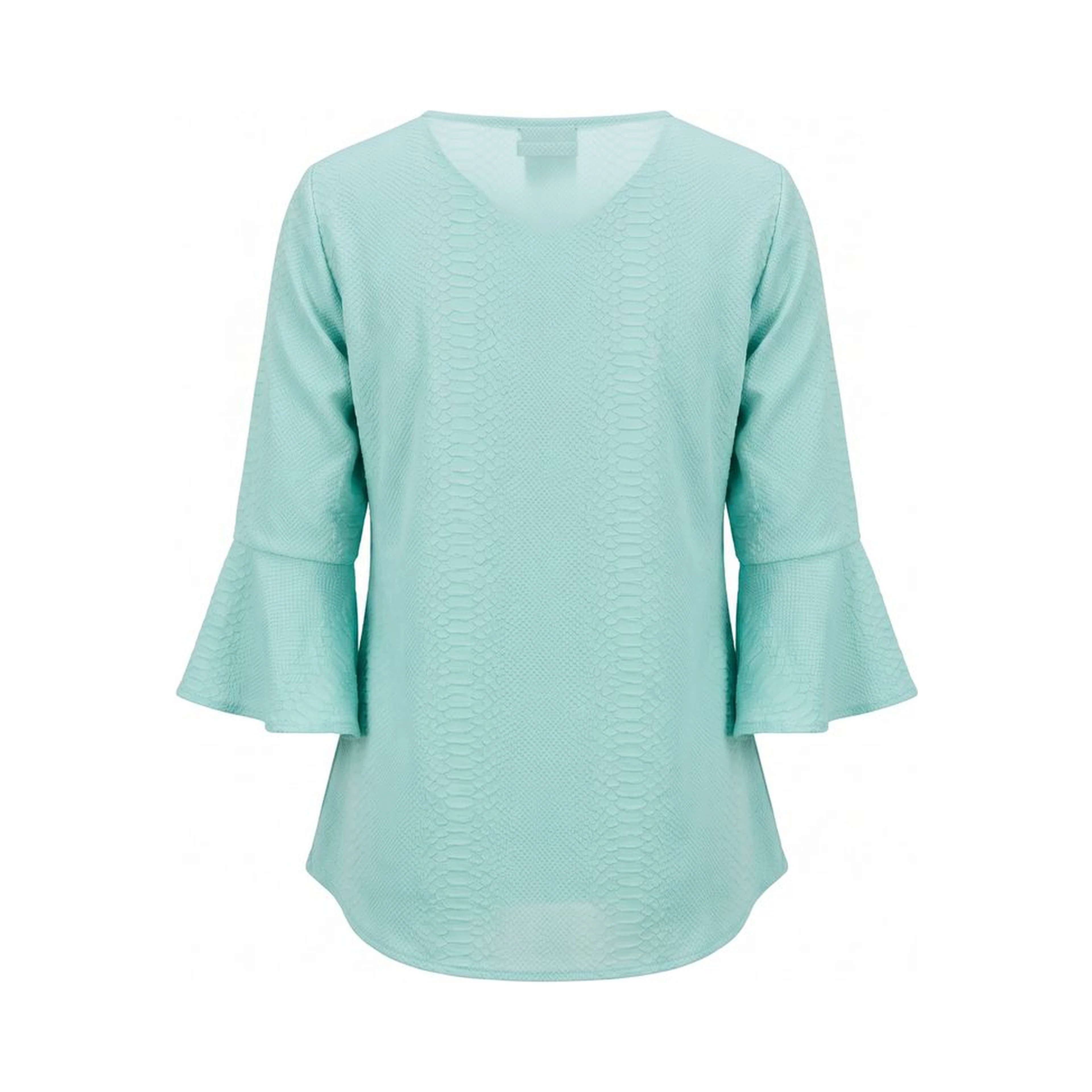 Light Blue Cotton Women Shirt