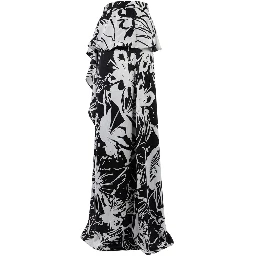 Black Polyester Women Skirt