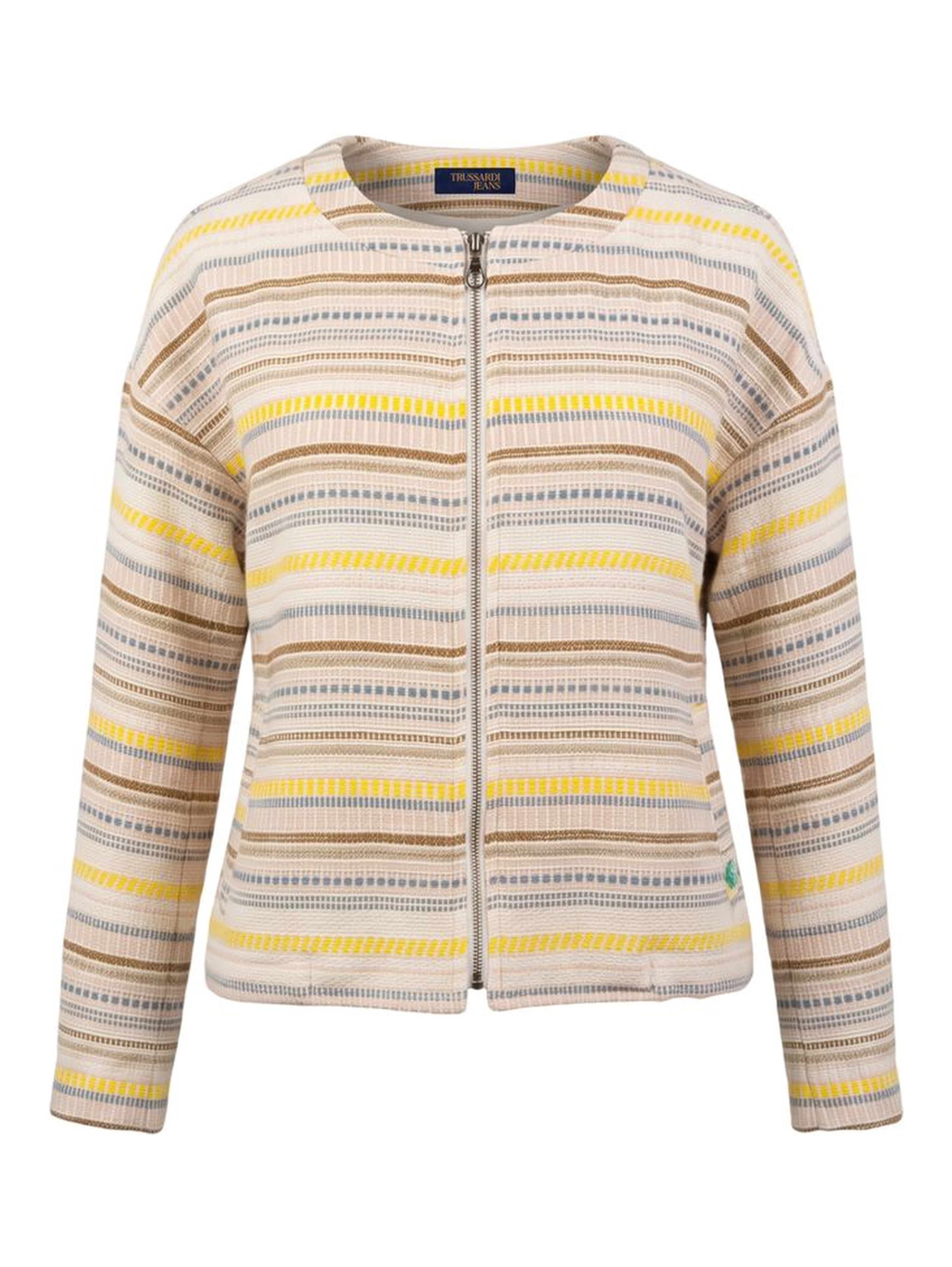 Beige Cotton Women's Jacket