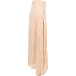 Beige Polyester Womens Skirt