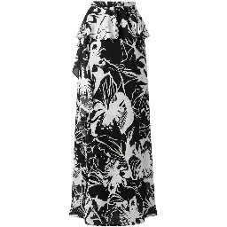 Black Polyester Women Skirt