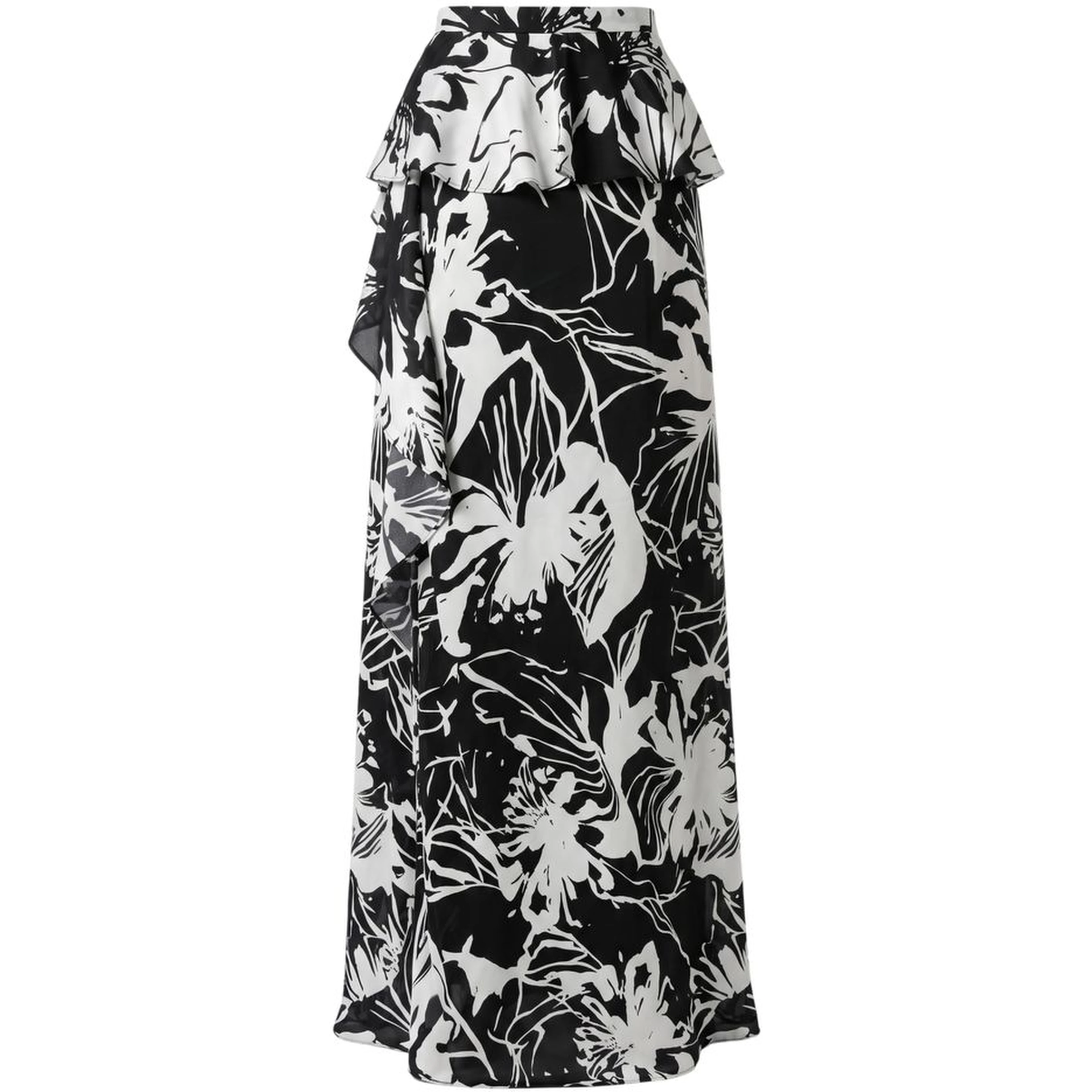 Black Polyester Women Skirt