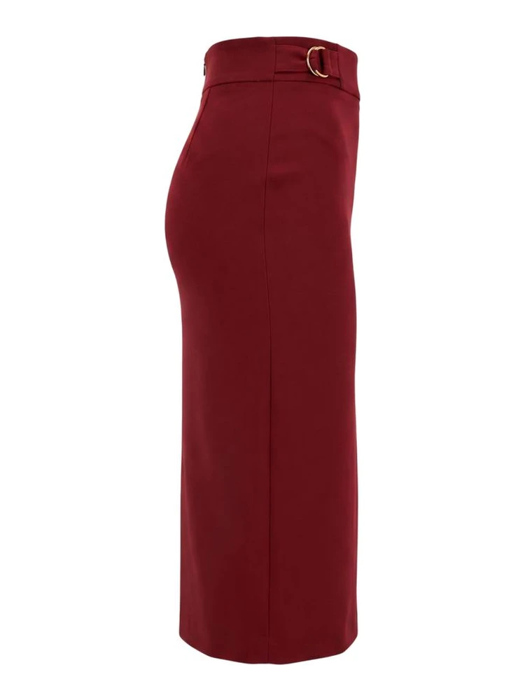 Red Polyester Women Skirt alternative