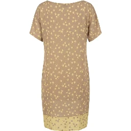 Beige Viscose Women Dress