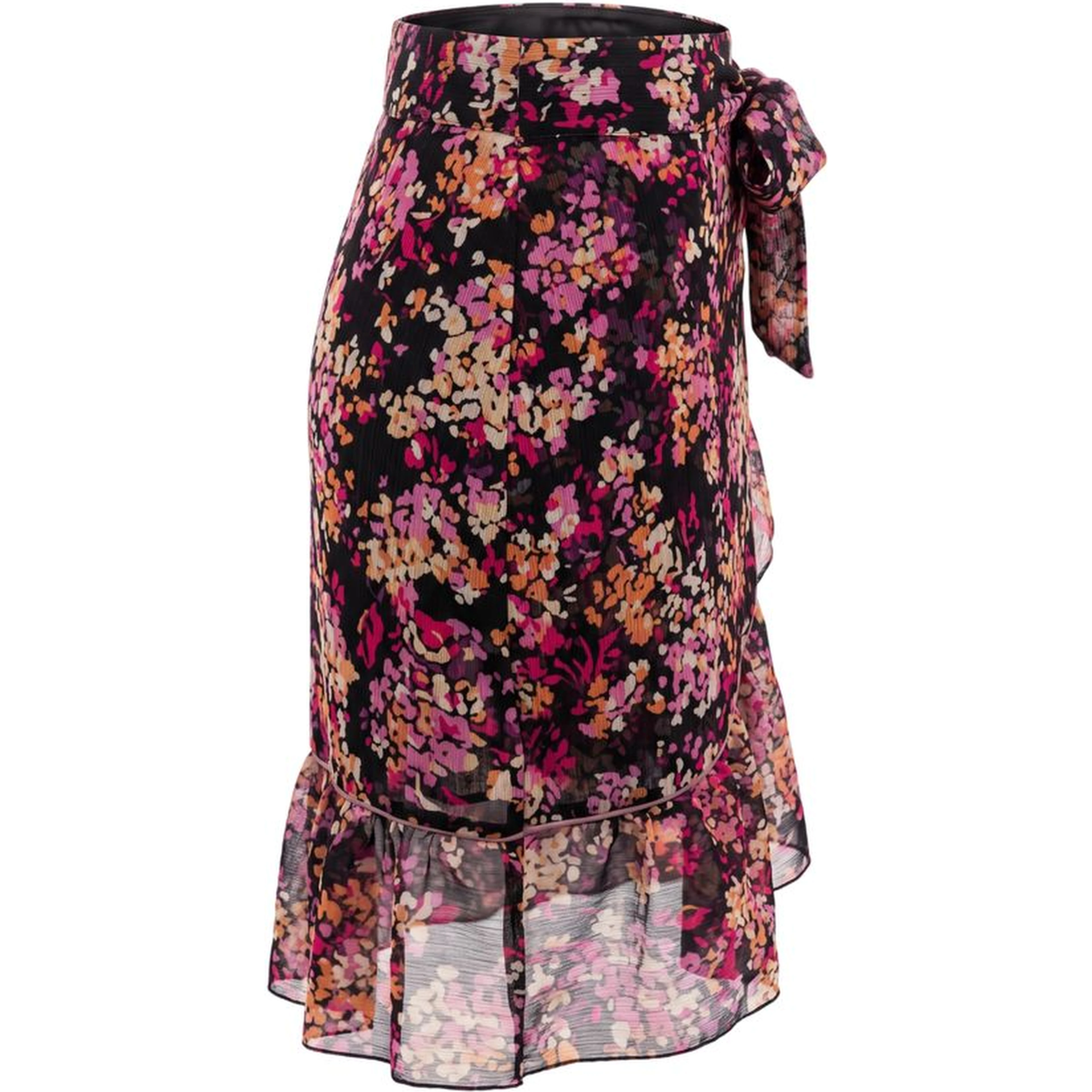 Pink Polyester Women Skirt