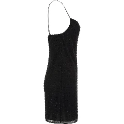 Black Polyester Women Tank