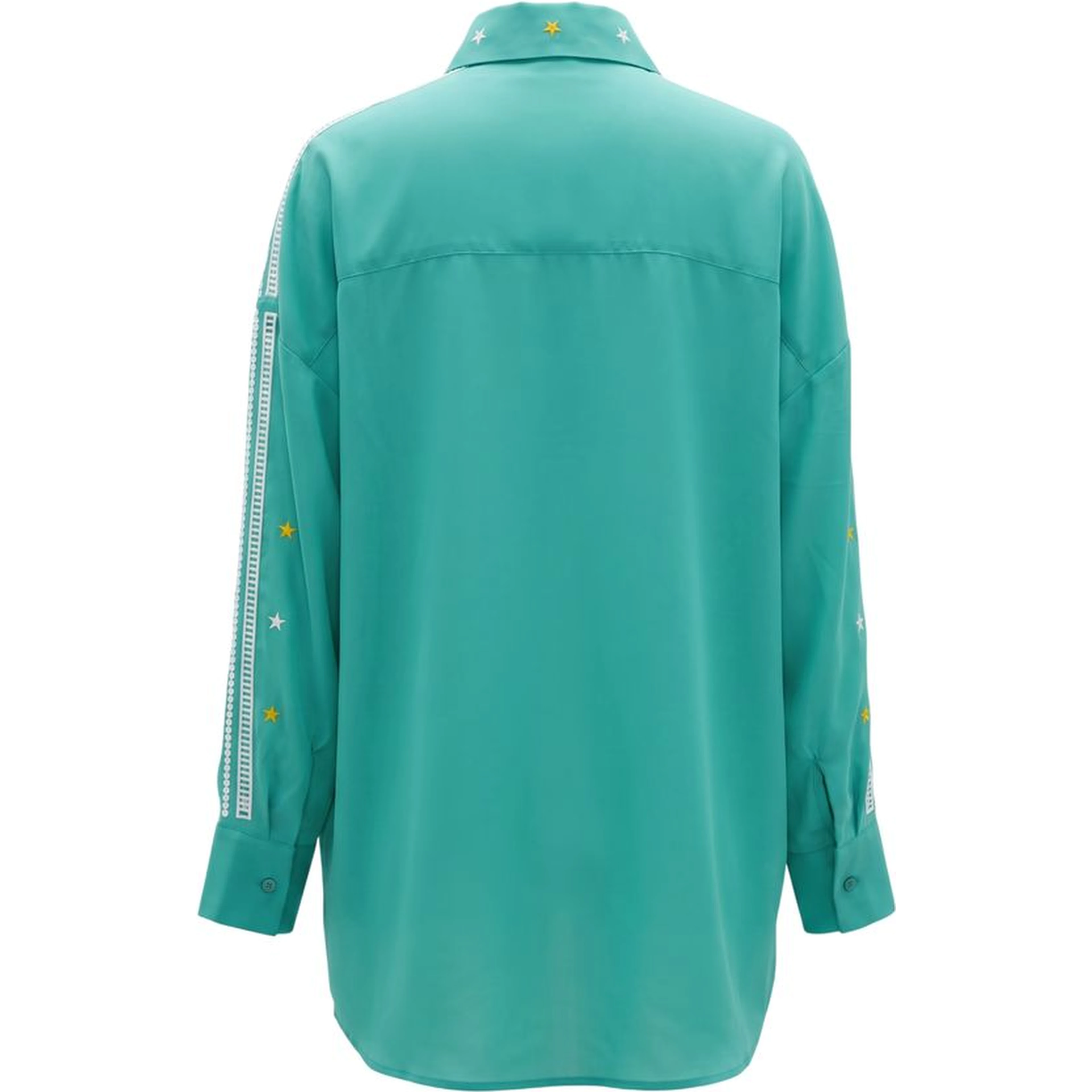 Green Polyester Women Shirt