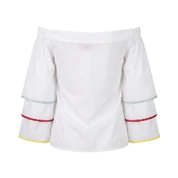 White Cotton Women Shirt
