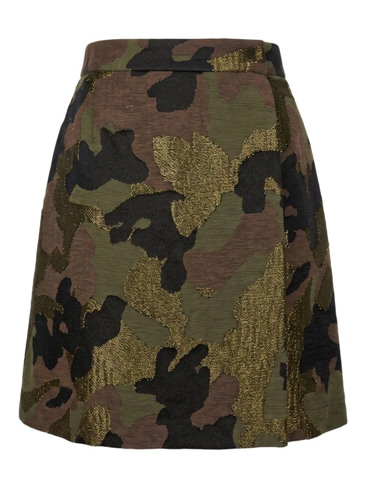 Black Cotton Women Skirt