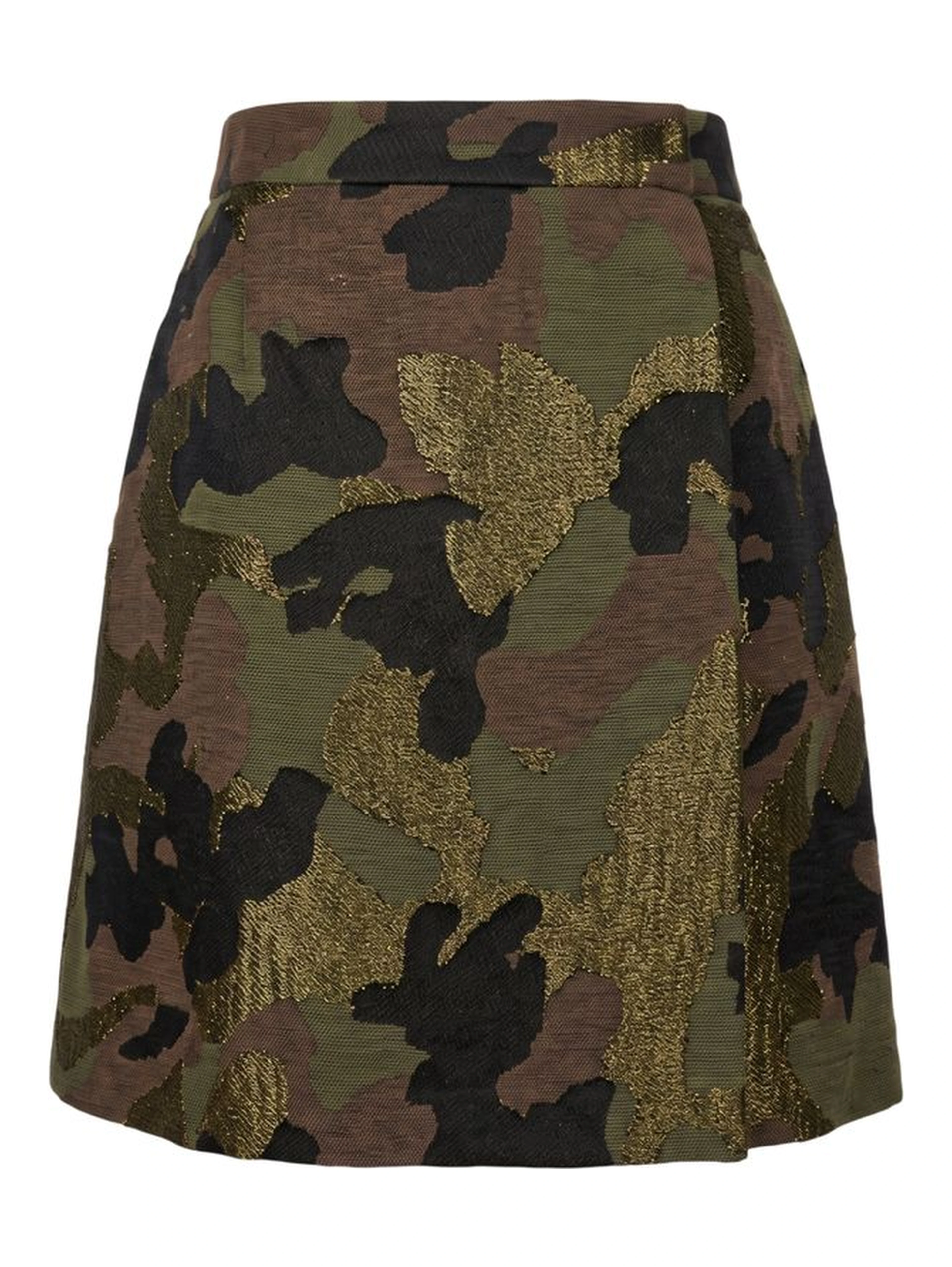 Black Cotton Women Skirt