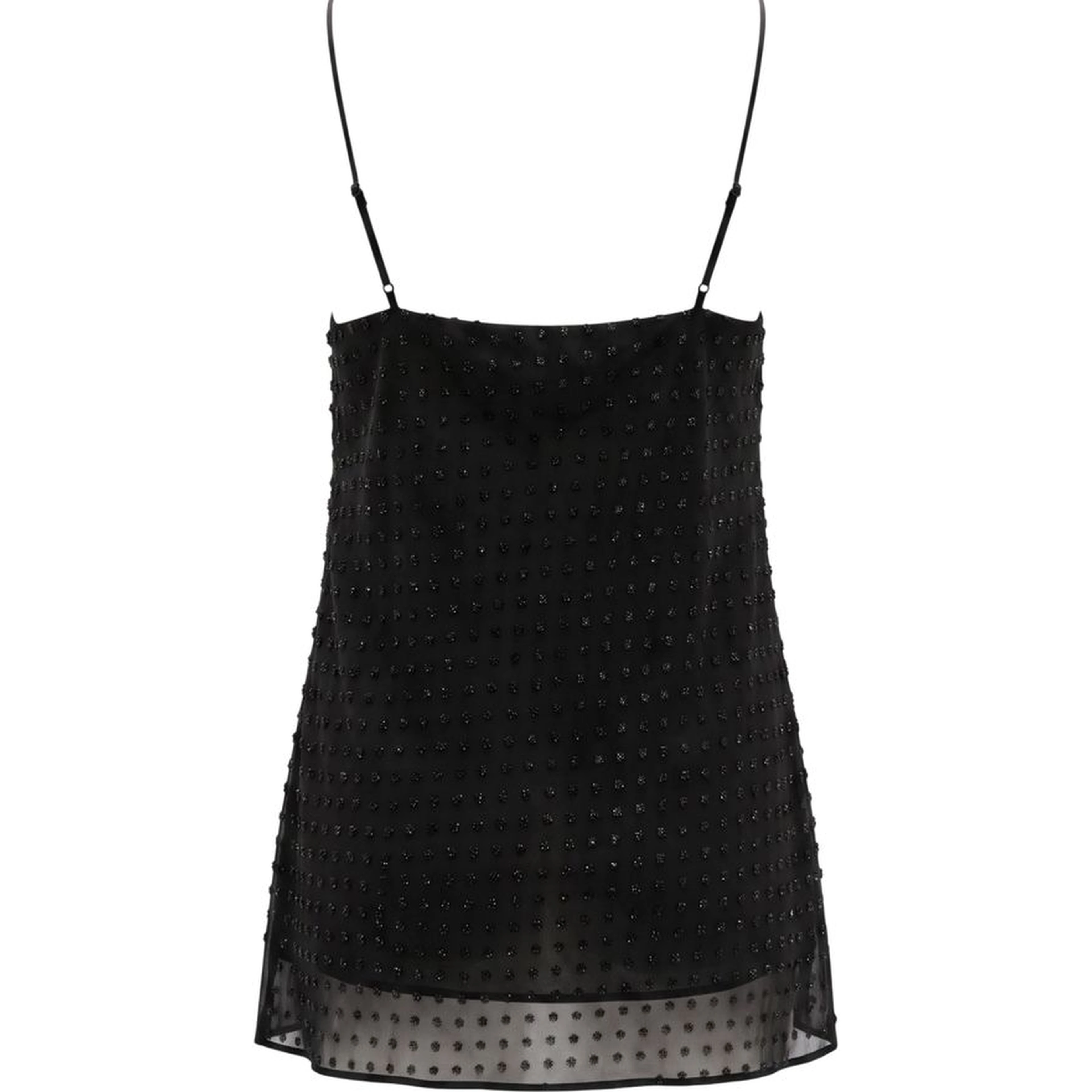 Black Polyester Women Tank