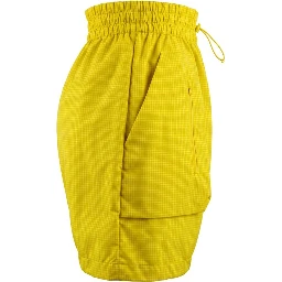 Yellow Polyamide Women Skirt