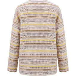 Beige Cotton Women's Jacket