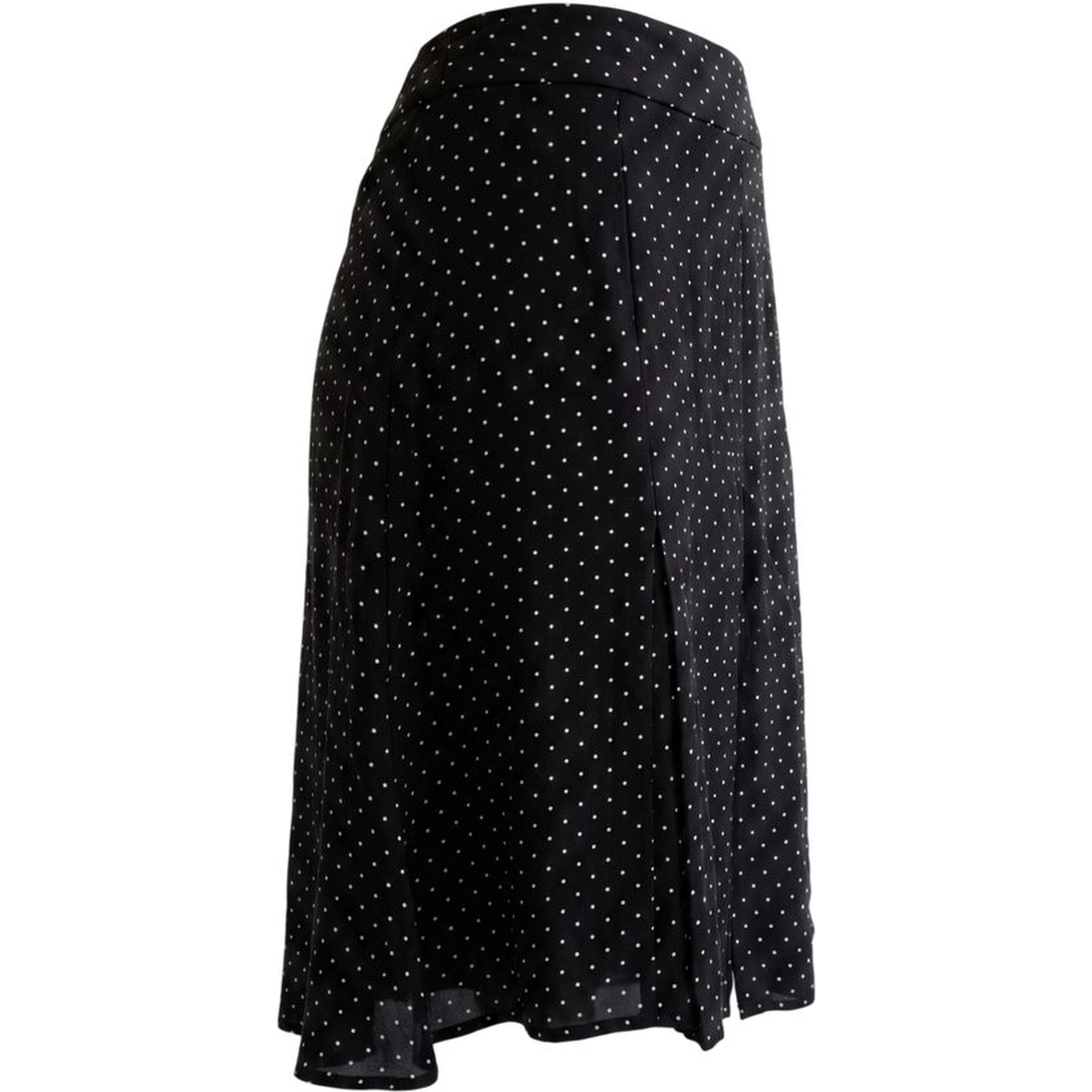 Black Viscose Women Skirt