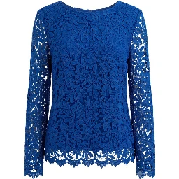 Blue Polyester Women Shirt
