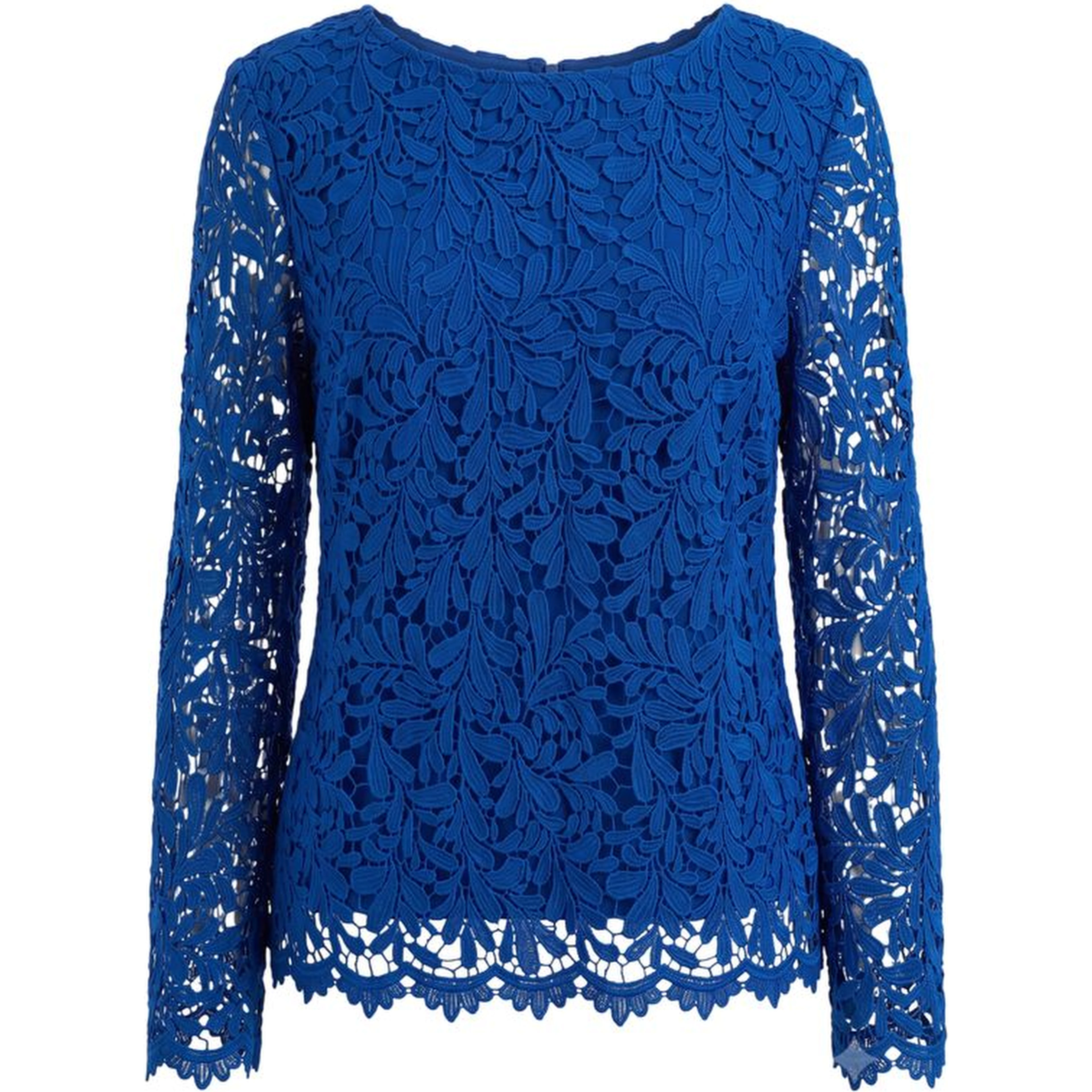 Blue Polyester Women Shirt