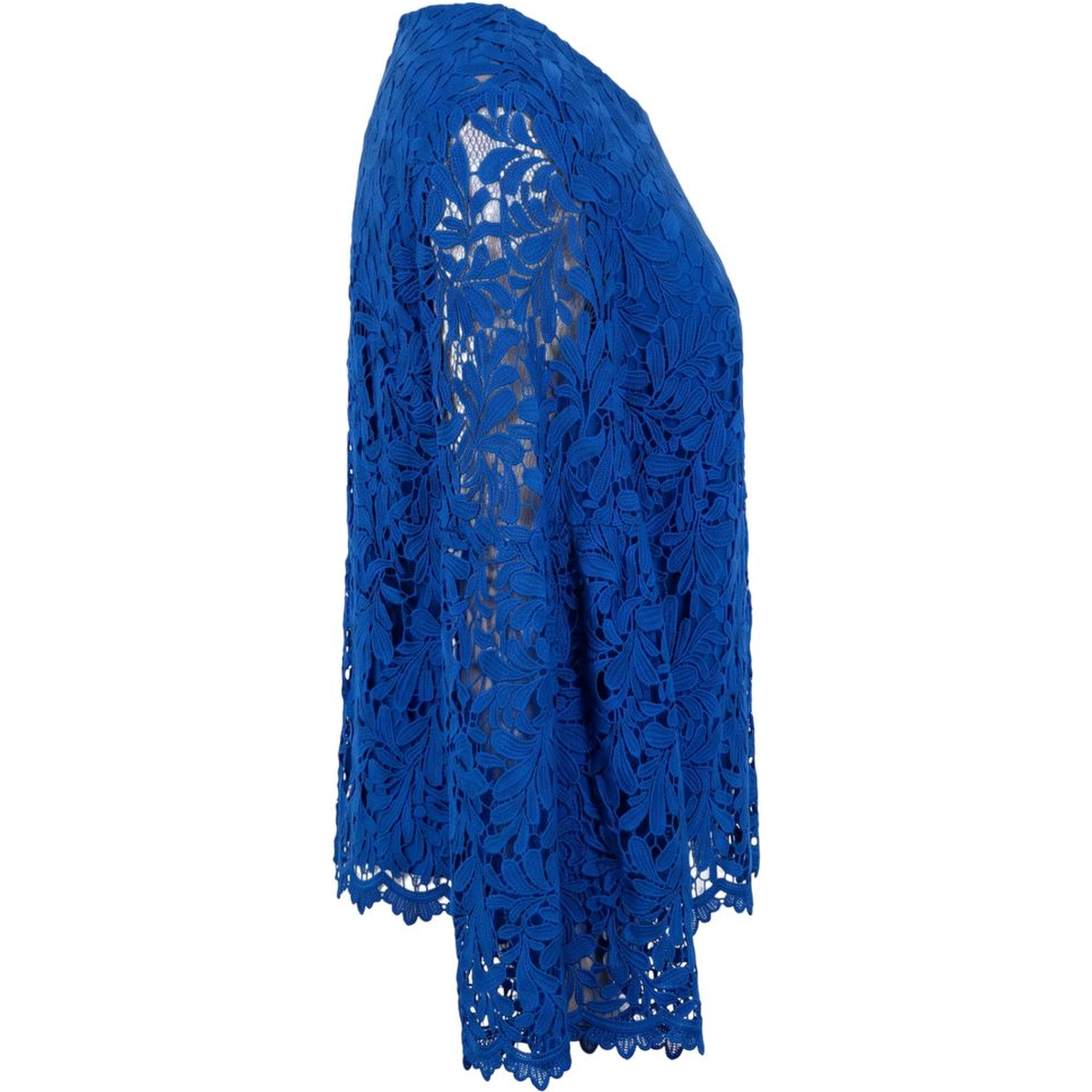 Blue Polyester Women Shirt