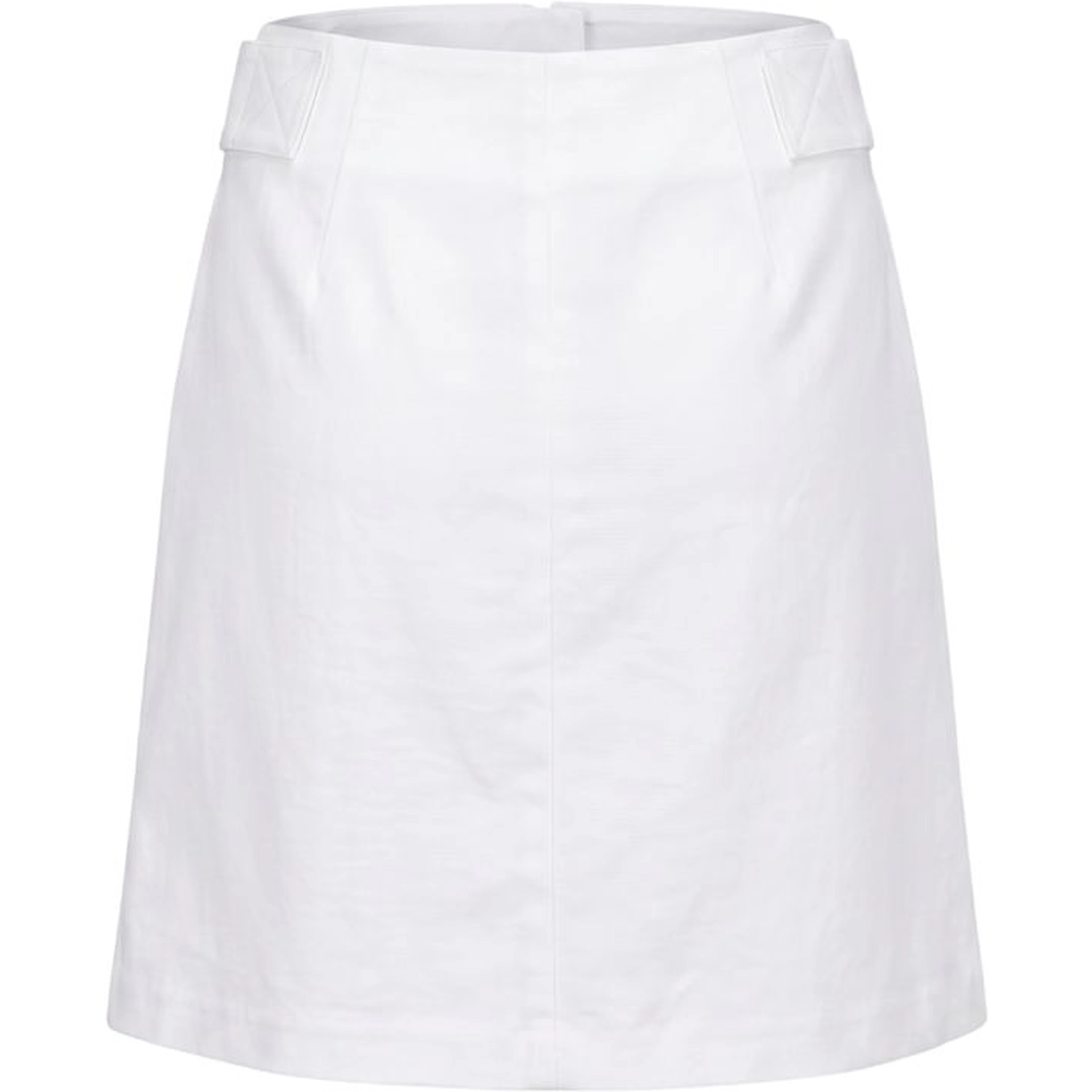 White Viscose Women Skirt
