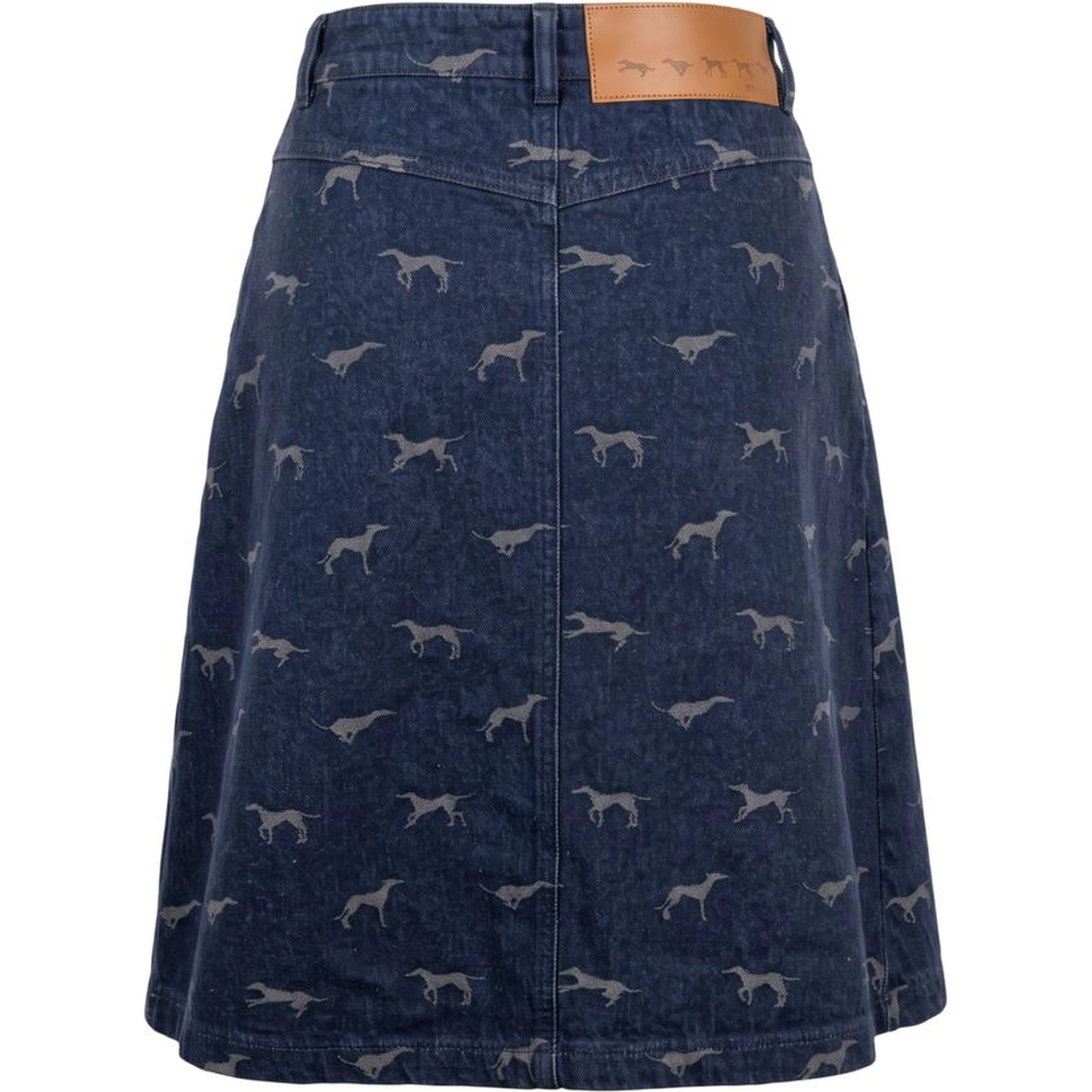 Blue Cotton Women Skirt