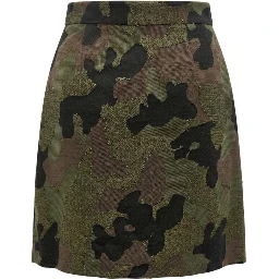 Black Cotton Women Skirt