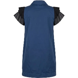 Blue Polyester Women Jacket