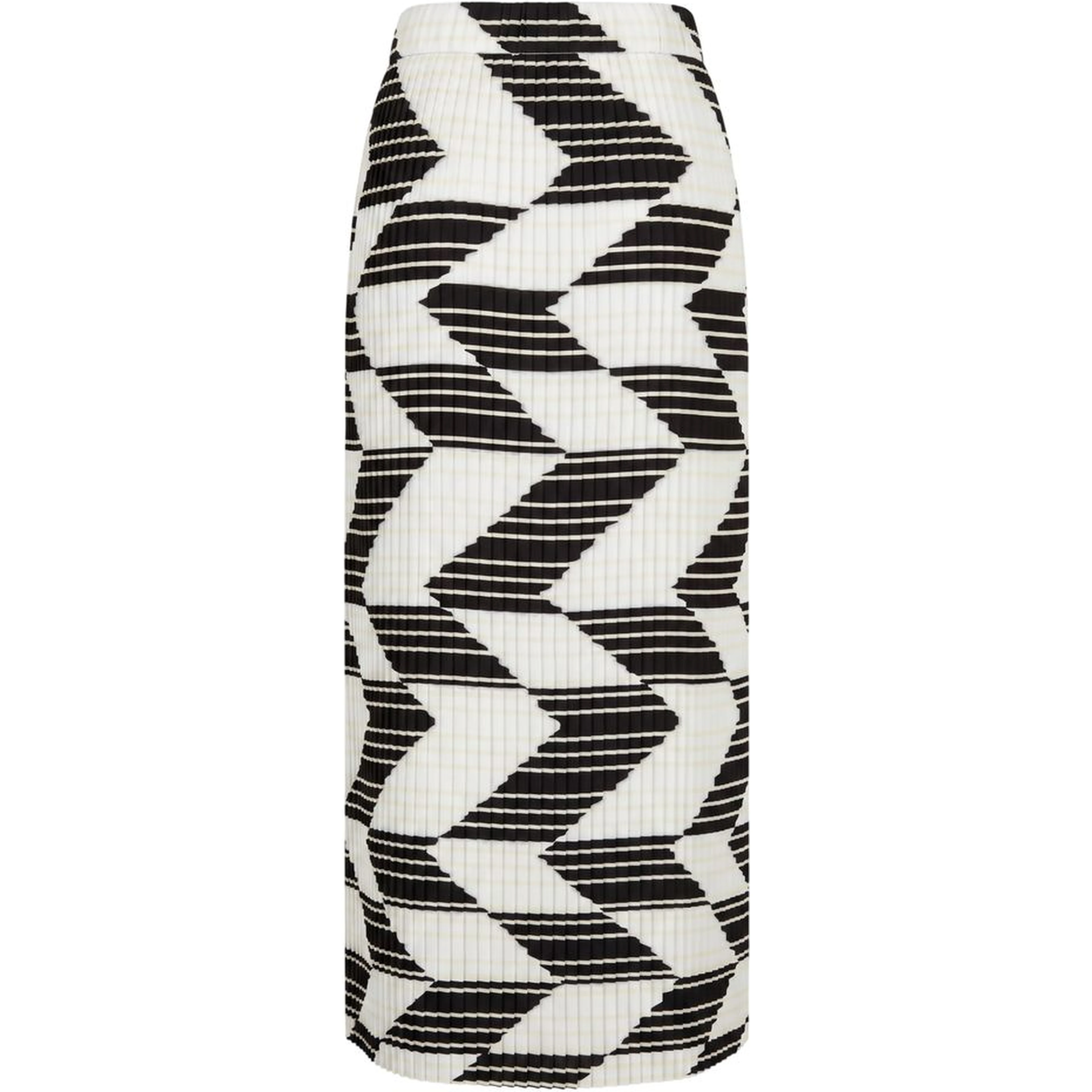 White Polyester Women Skirt