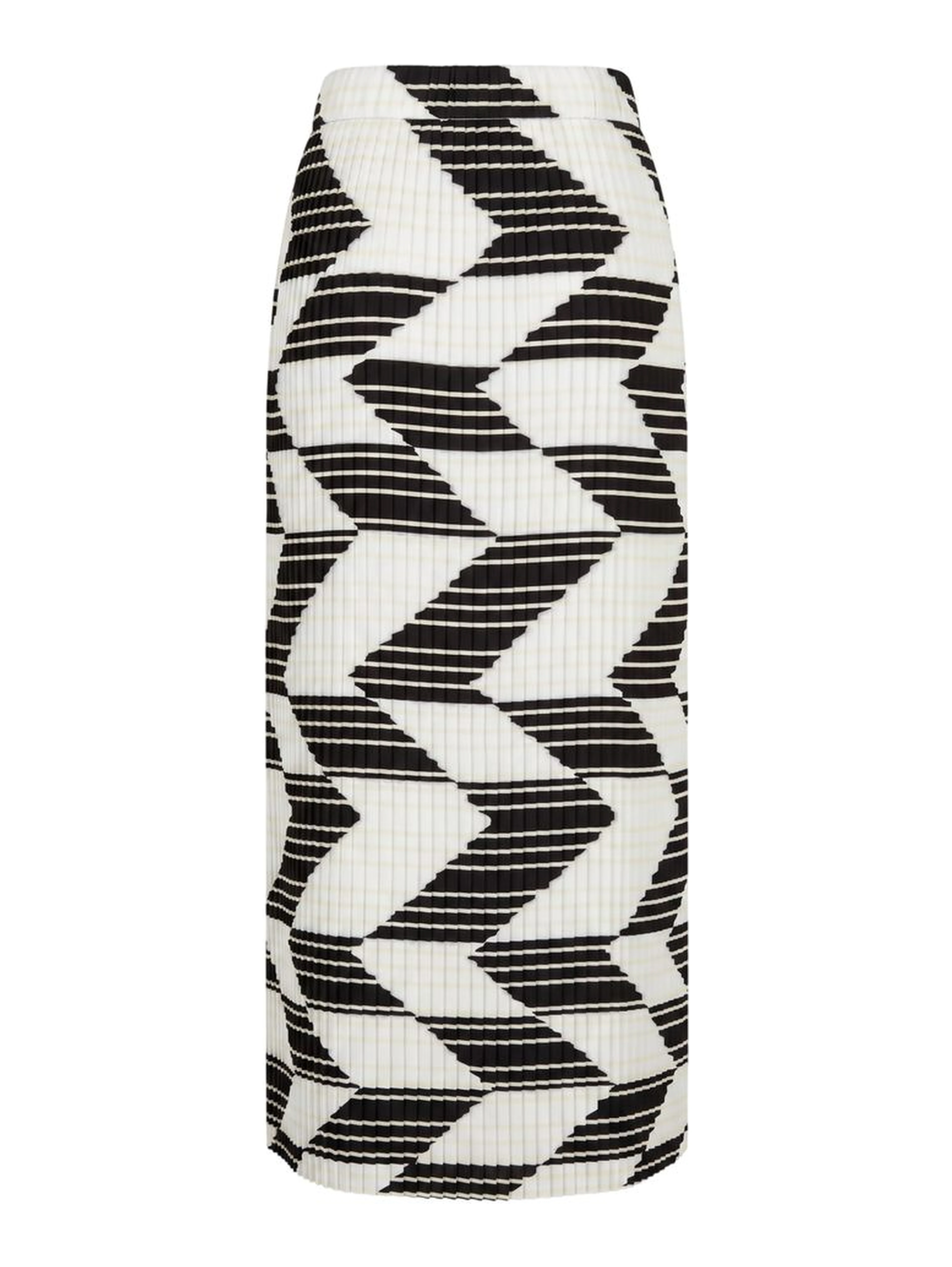 White Polyester Women Skirt