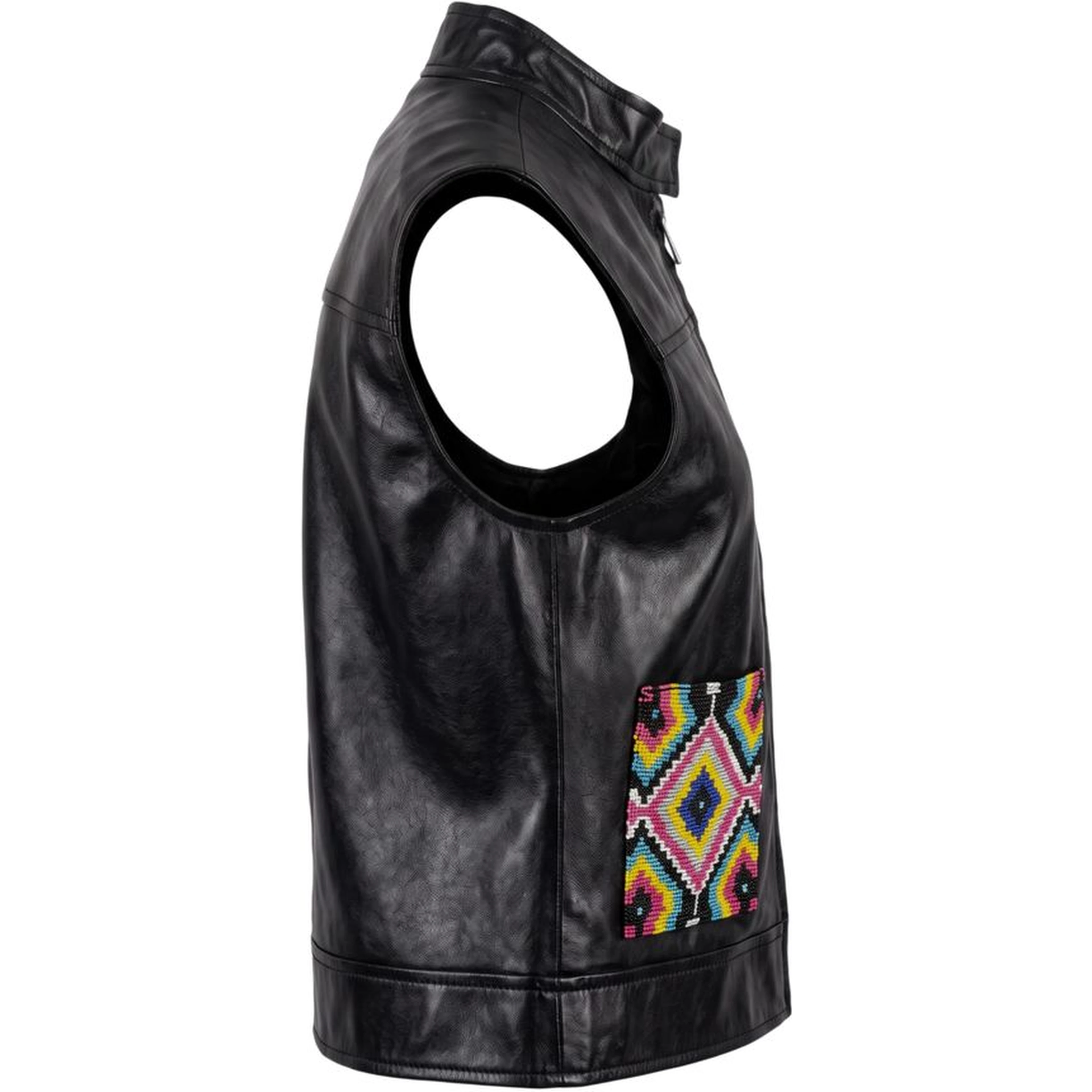 Black Polyester Women Jacket