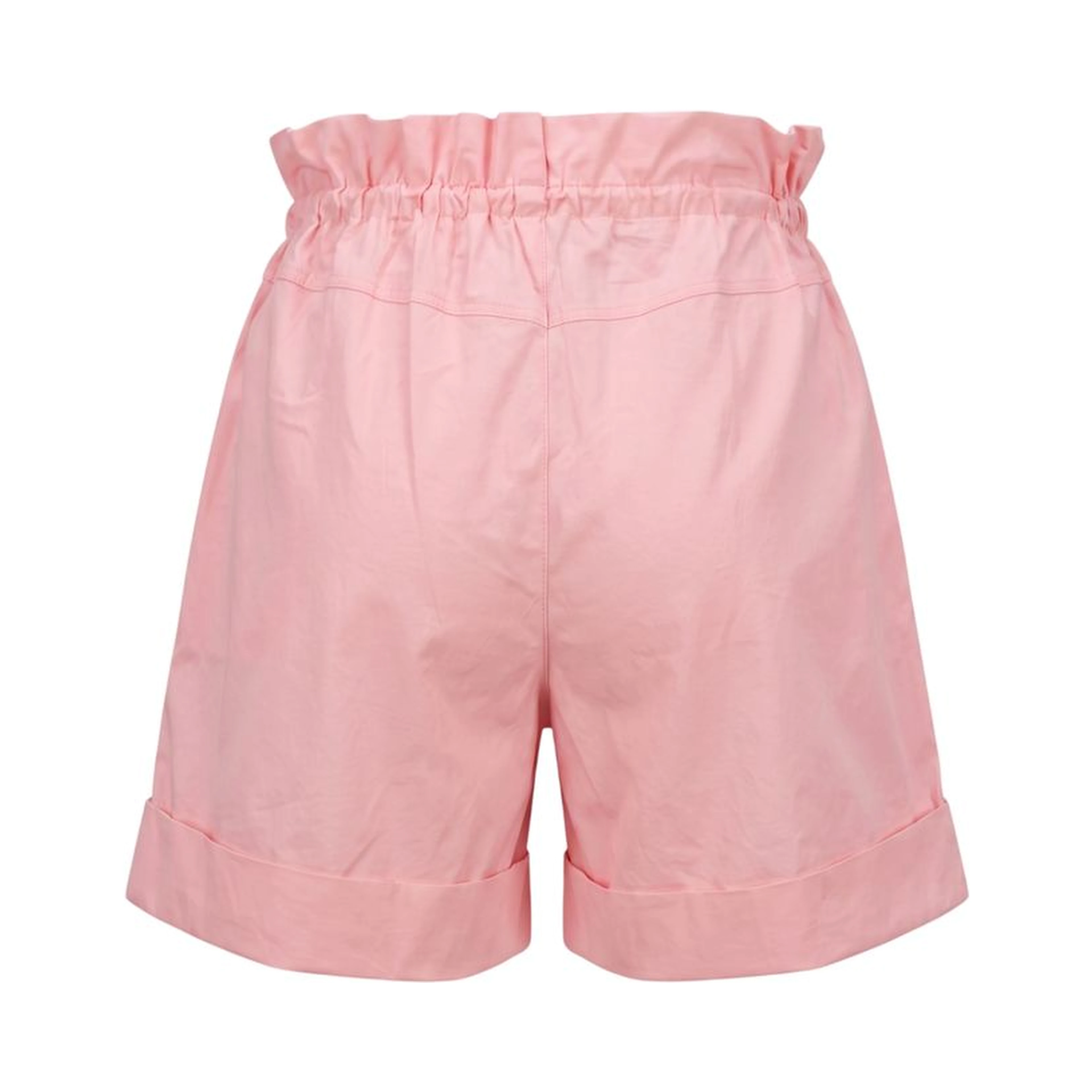 Pink Cotton Women Shorts