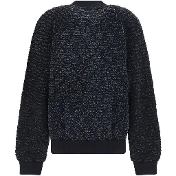 Black Viscose Bomber