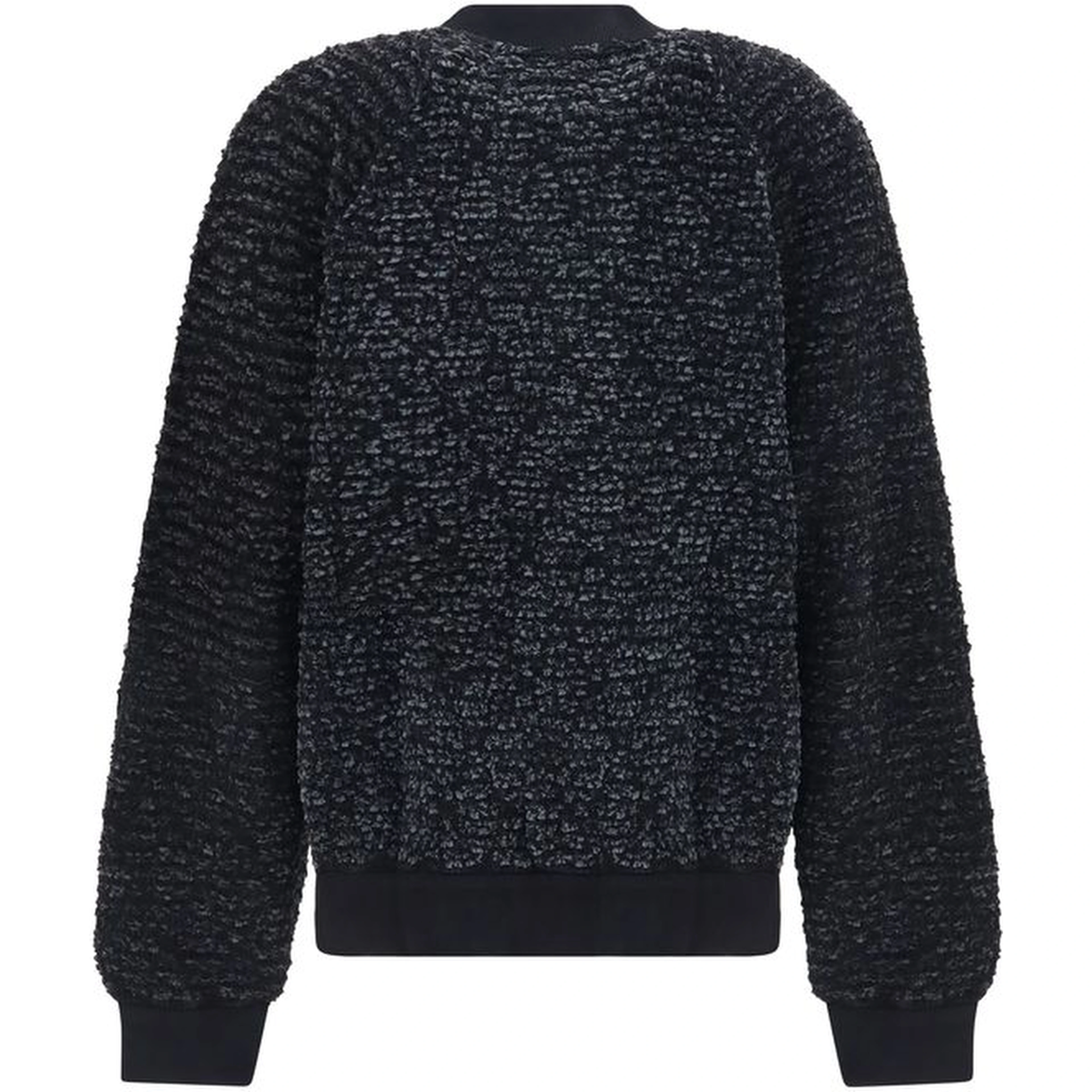 Black Viscose Bomber