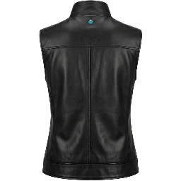 Black Polyester Women Jacket