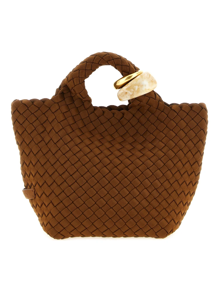 Brown Nylon Handbag