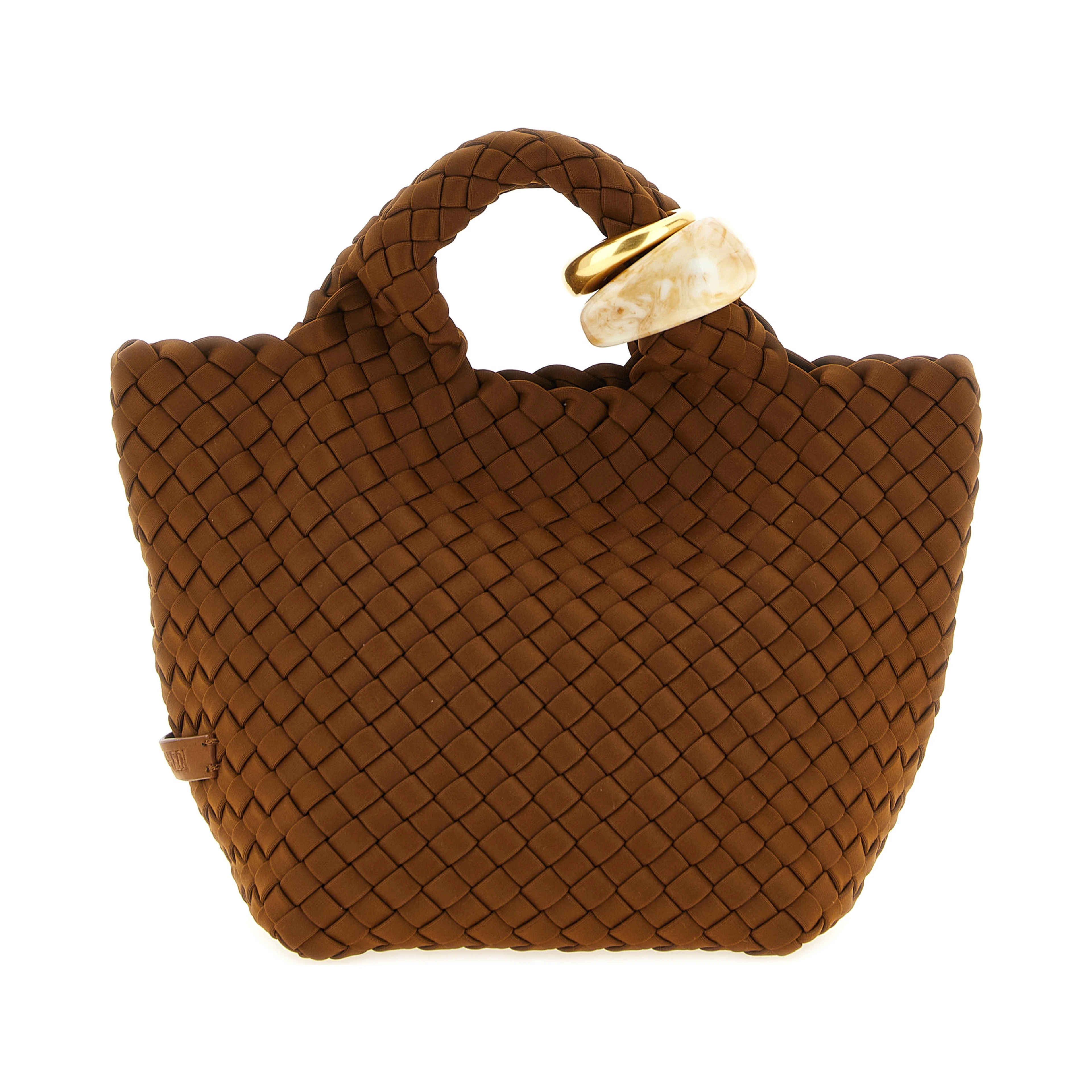 Brown Nylon Handbag