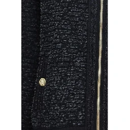 Black Viscose Bomber