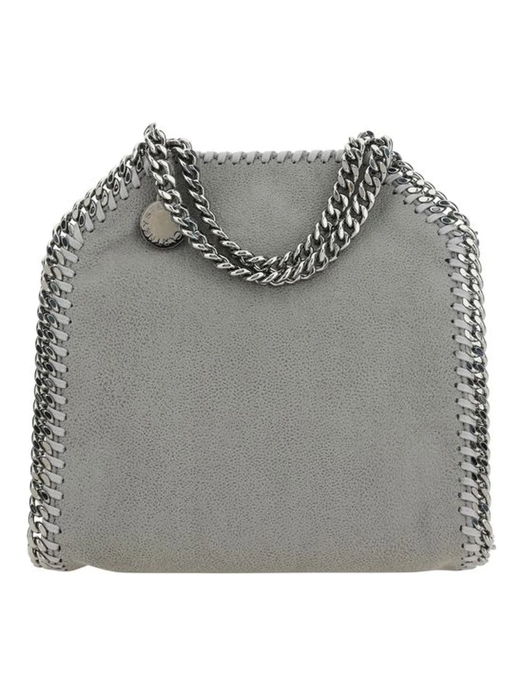 Gray Polyester Handbag