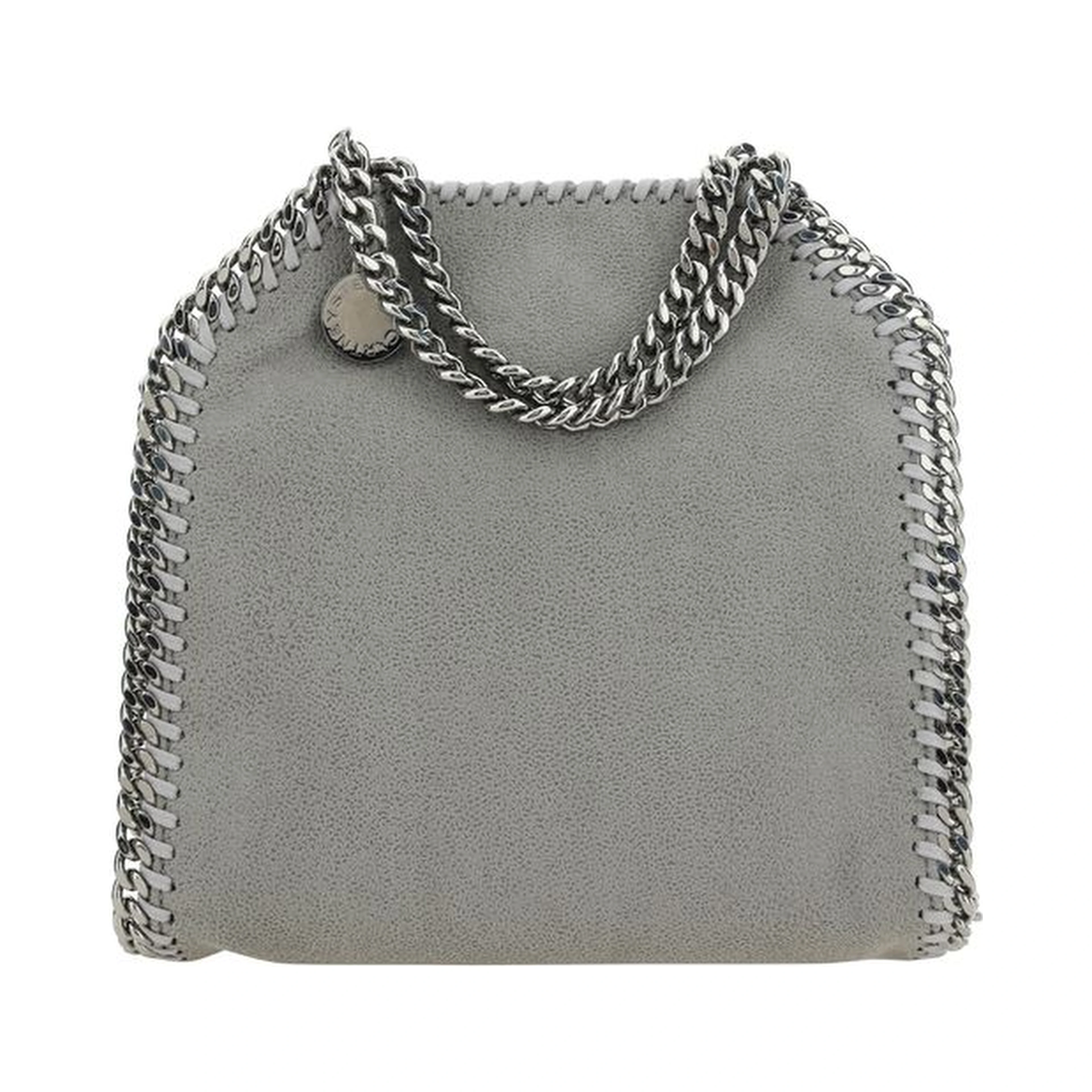 Gray Polyester Handbag