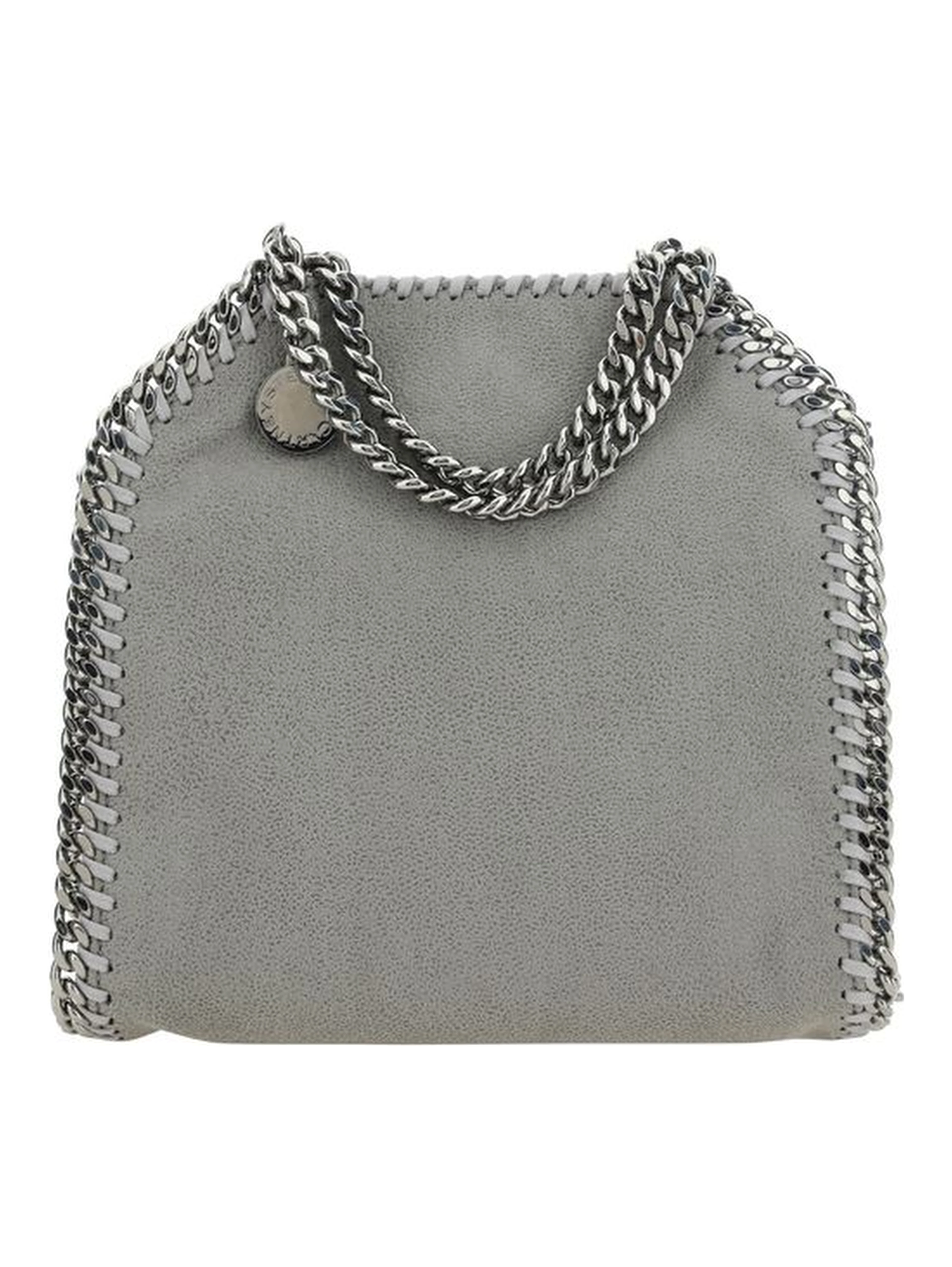 Gray Polyester Handbag