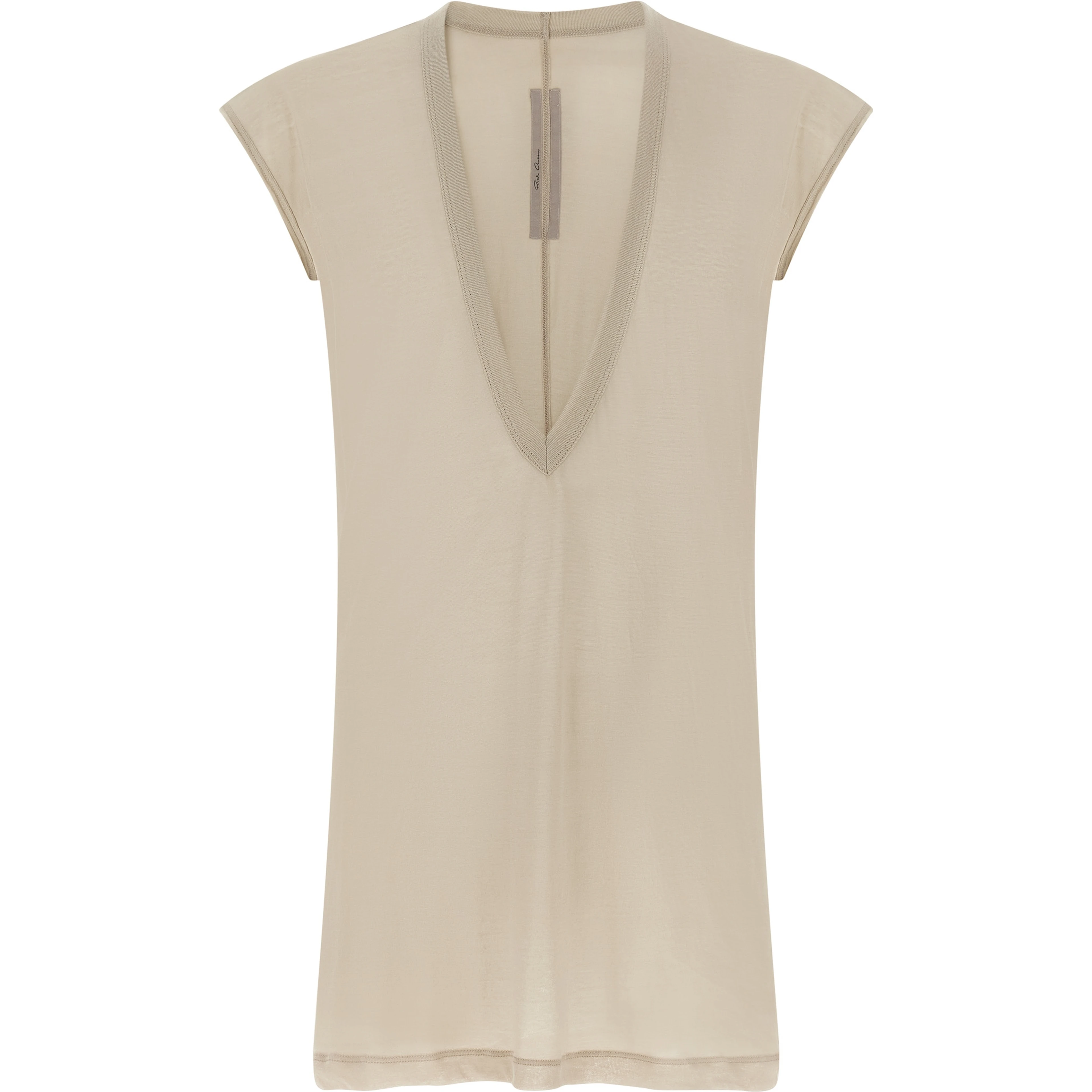 Beige Cotton T-Shirt