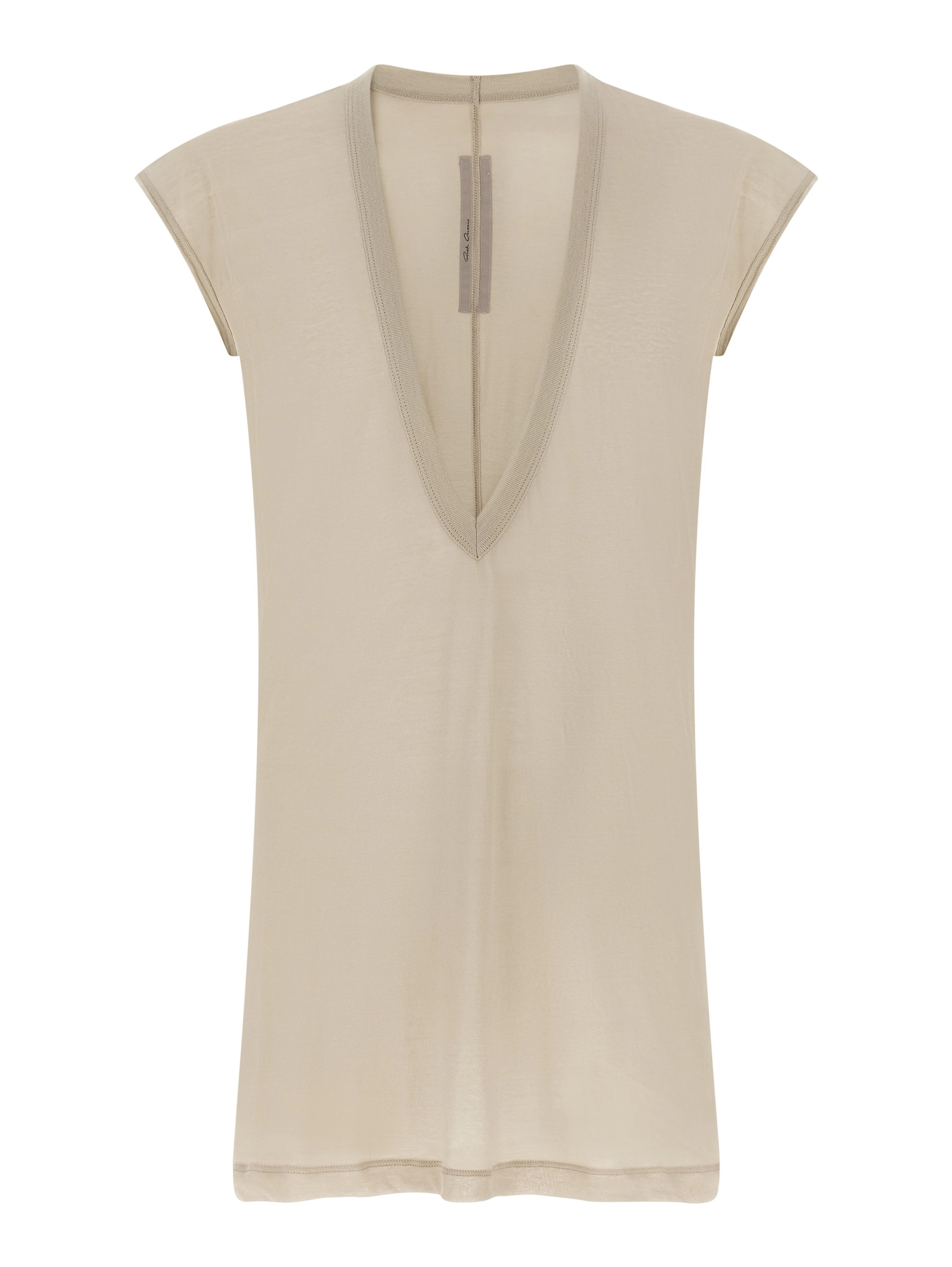 Beige Cotton T-Shirt