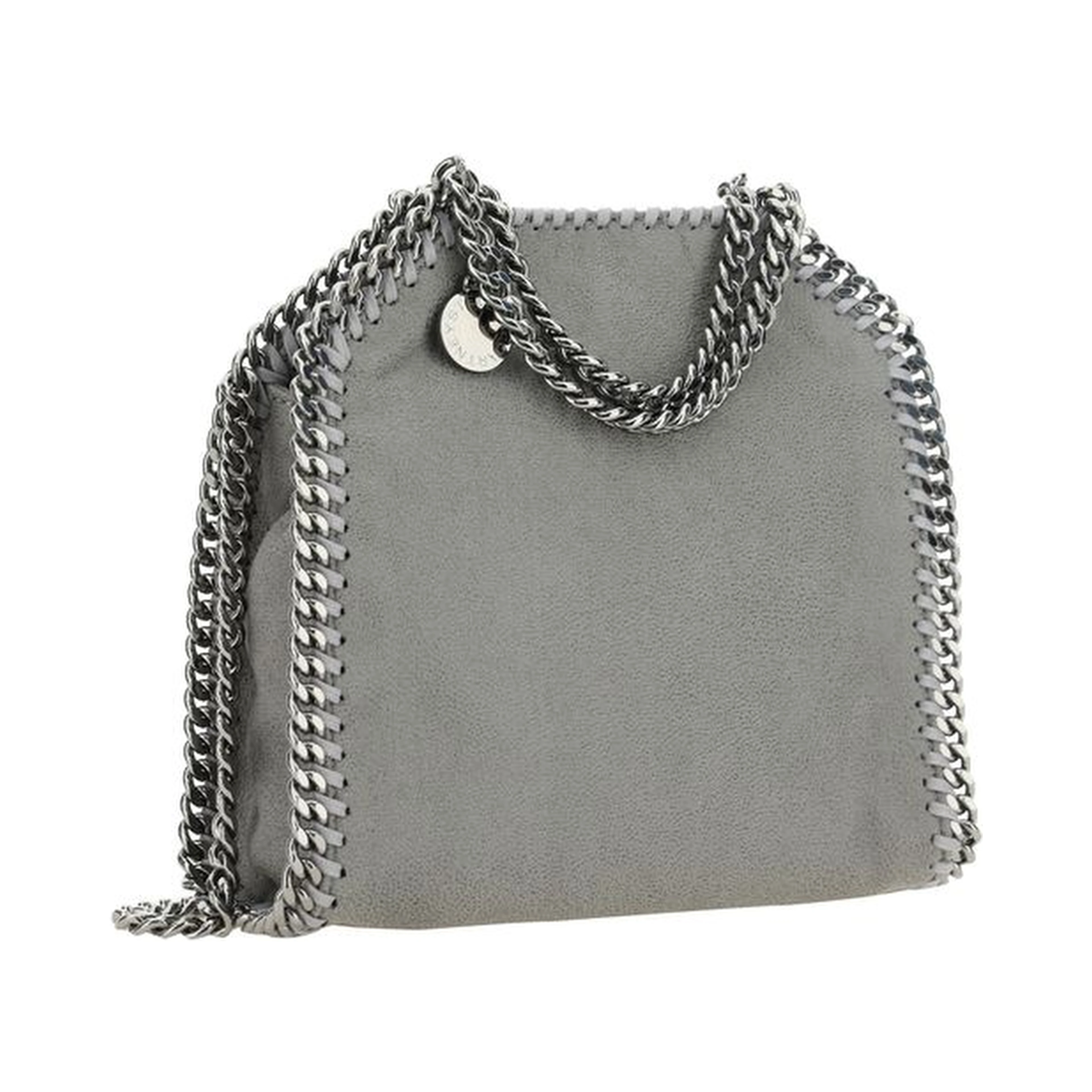 Gray Polyester Handbag