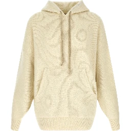 White Marabou Sweatshirt